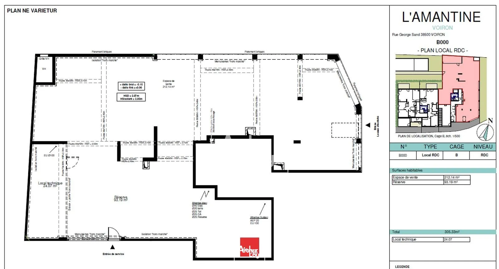 Locaux commerciaux - Location - VOIRON - 38500 - 329-329 - 7587734