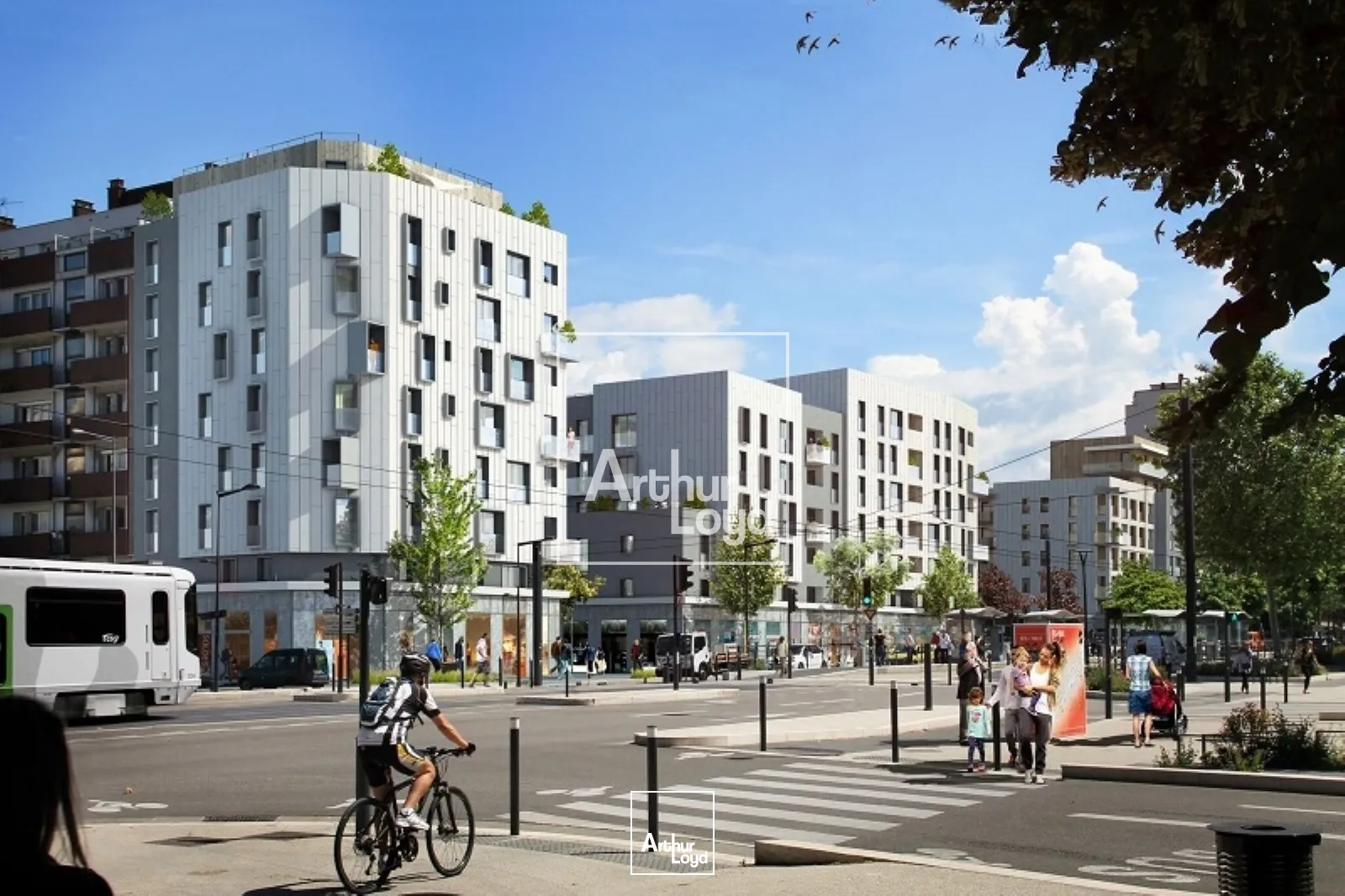 LOCAL COMMERCIAL NEUF 76 m² A LOUER GRENOBLE COURS DE LA LIBERATION 