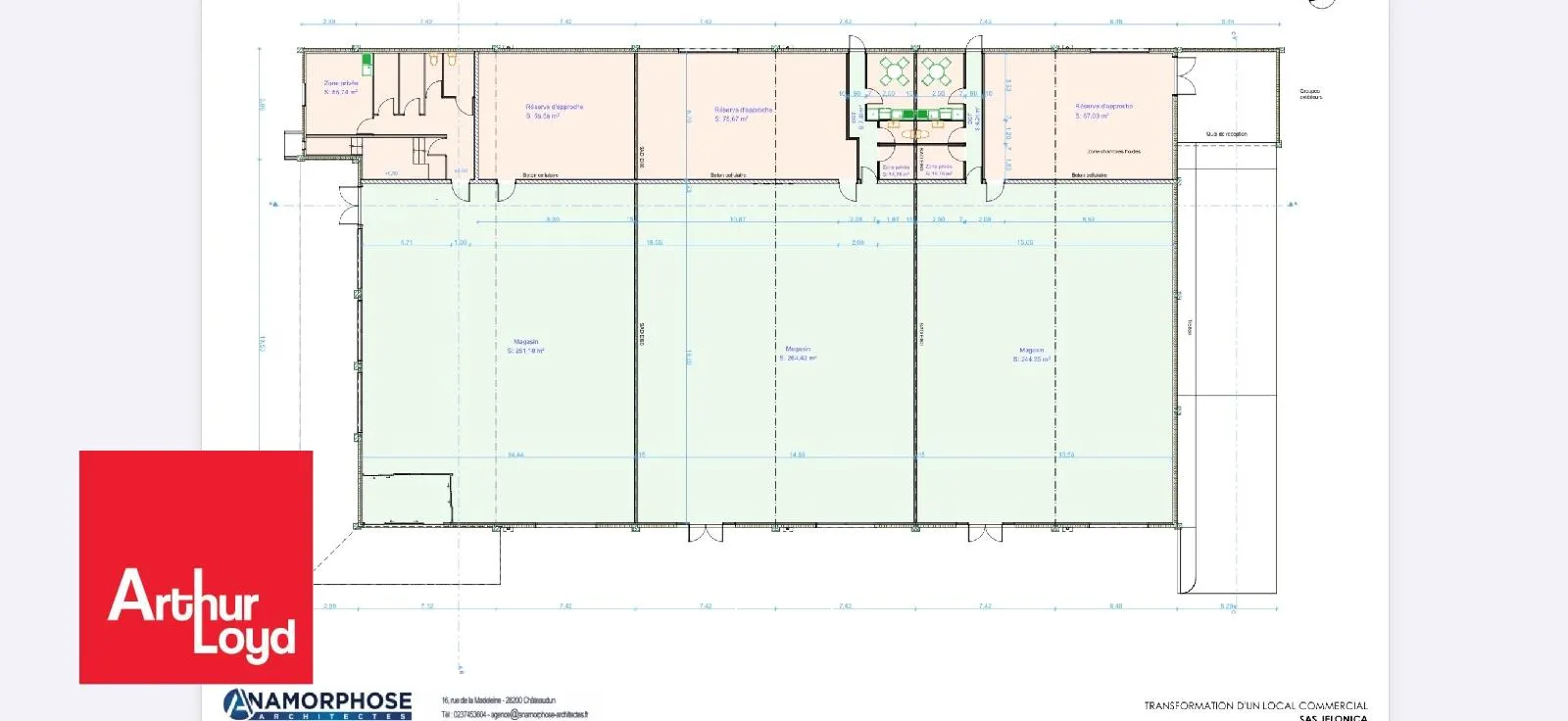 Locaux commerciaux - Location - SAINT-DENIS-LANNERAY - 28200 - 373-373 - 7589336