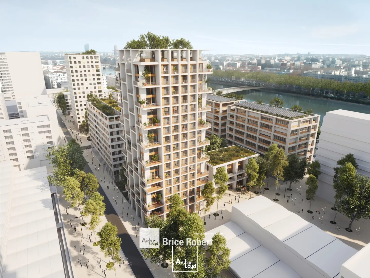 A louer - HOST CONFLUENCE - Locaux Commerciaux neufs - Lyon 2ème