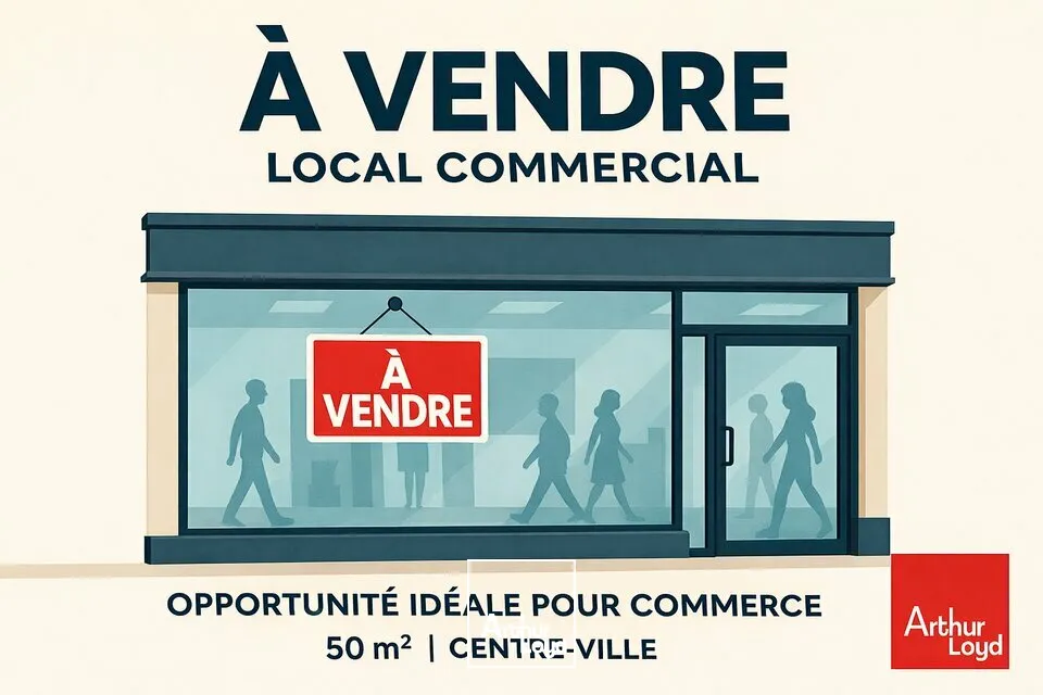 TOURS HYPERCENTRE COMMERCE A LOUER 50 M² AVEC GARAGE