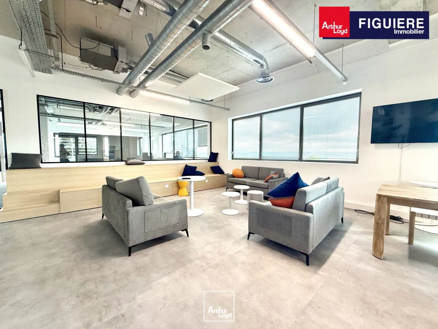 BUREAUX DE TRES BON STANDING AVEC TERRASSE A LOUER SUR LA DURANNE. VUE EXCEPTIONNELLE