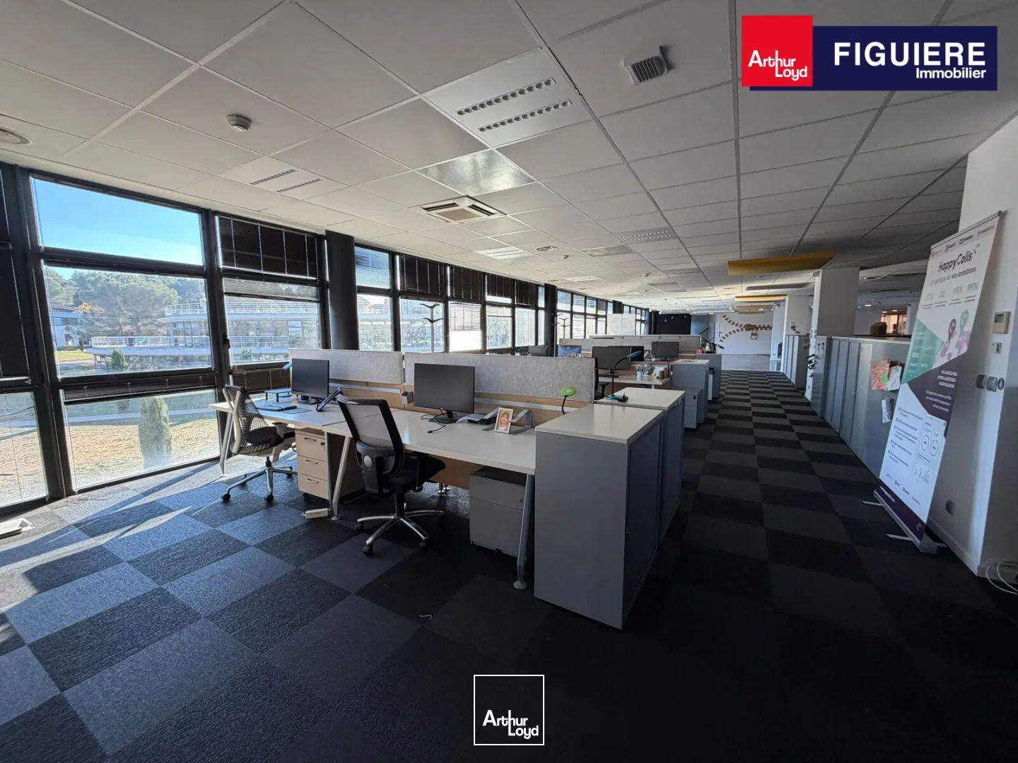 Bureaux de 1&nbsp;170 m2 sur un seul niveau