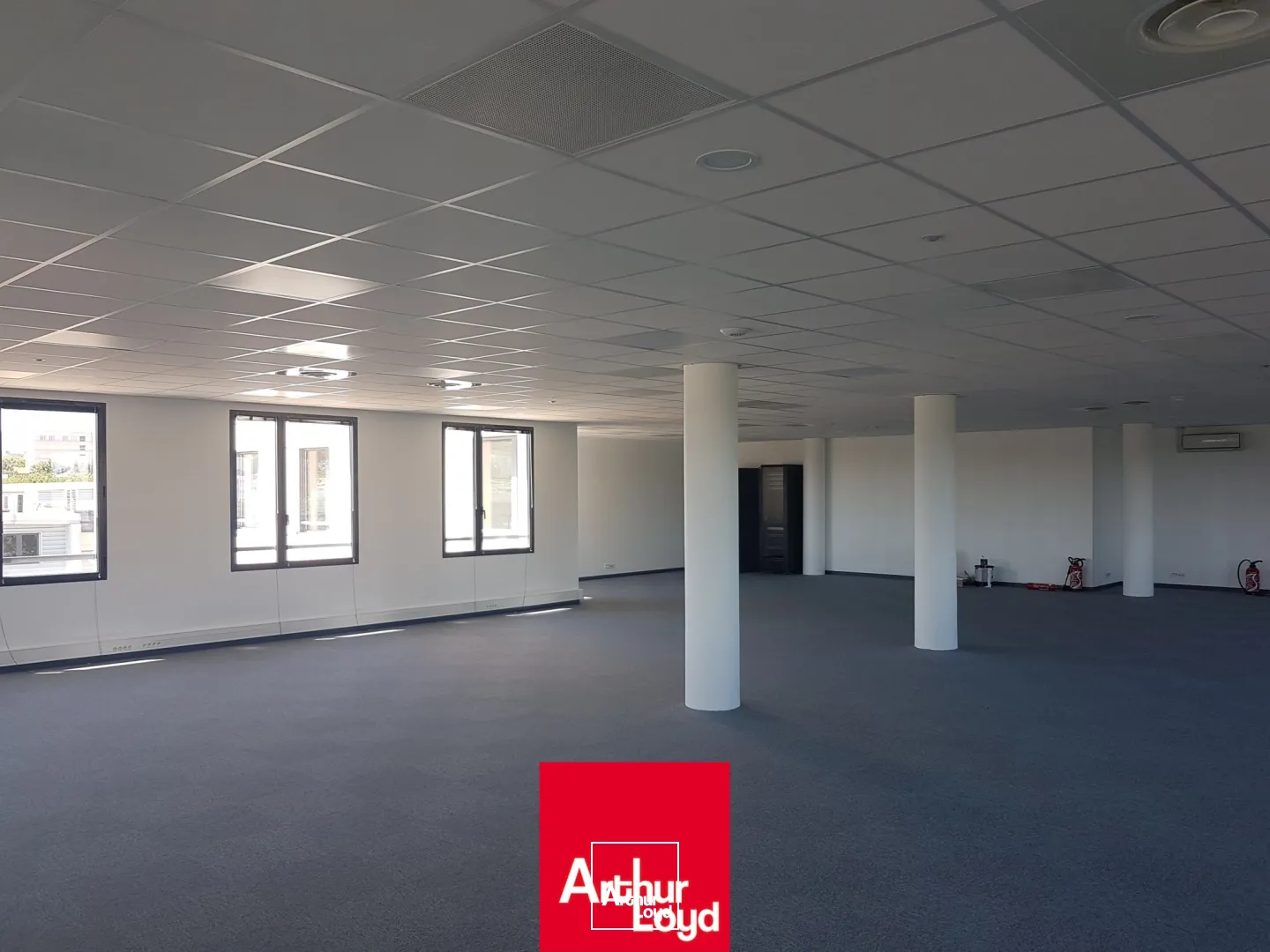 Belle surface de bureaux à louer proche de l'autoroute A6 à Villefranche sur Saône. Nombreux stationnements, accès PMR. Environnement dynamique : Pôle emploi, salle de sport, assuranc...