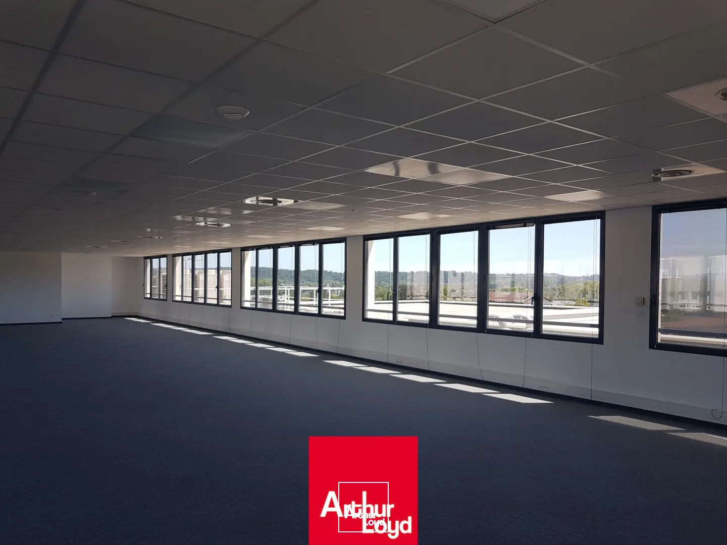 Belle surface de bureaux à louer proche de l'autoroute A6 à Villefranche sur Saône. Nombreux stationnements, accès PMR. Environnement dynamique : Pôle emploi, salle de sport, assuranc...