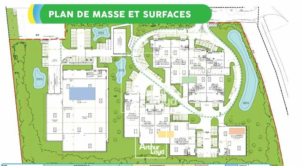 A VENDRE, cellules d'activités à Ollainville 