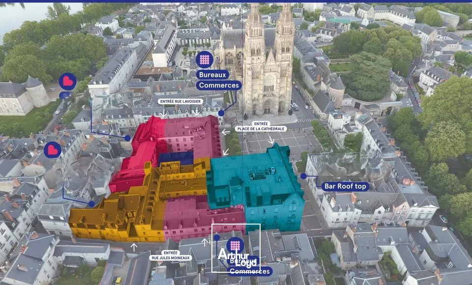 TOURS CENTRE BUREAUX ET COMMERCES RÉHABILITÉS A LOUER 