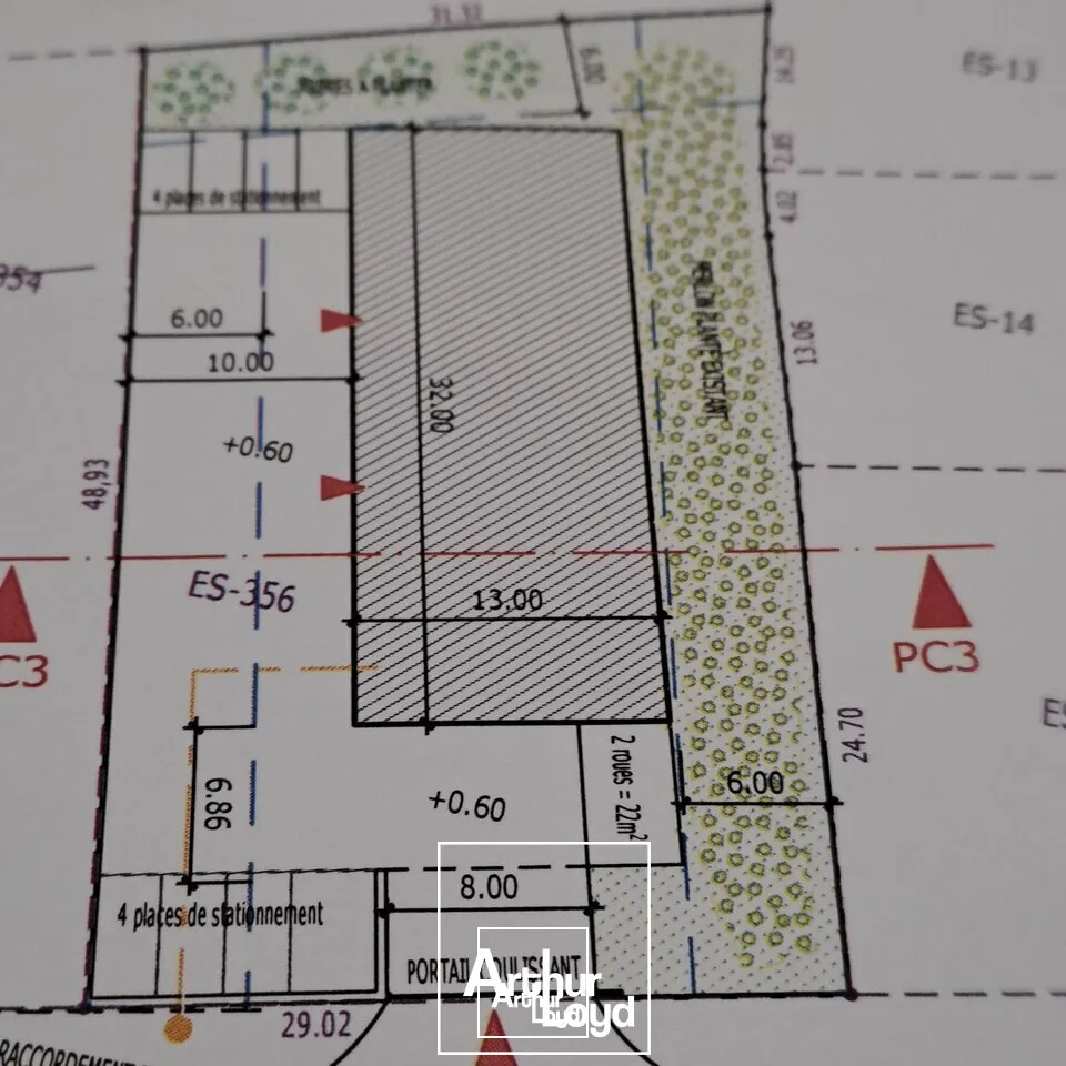 Local d'activité neuf de 400 m² divisible  ZAC Fourneault à Brive-la-Gaillarde - Accès rapide A20