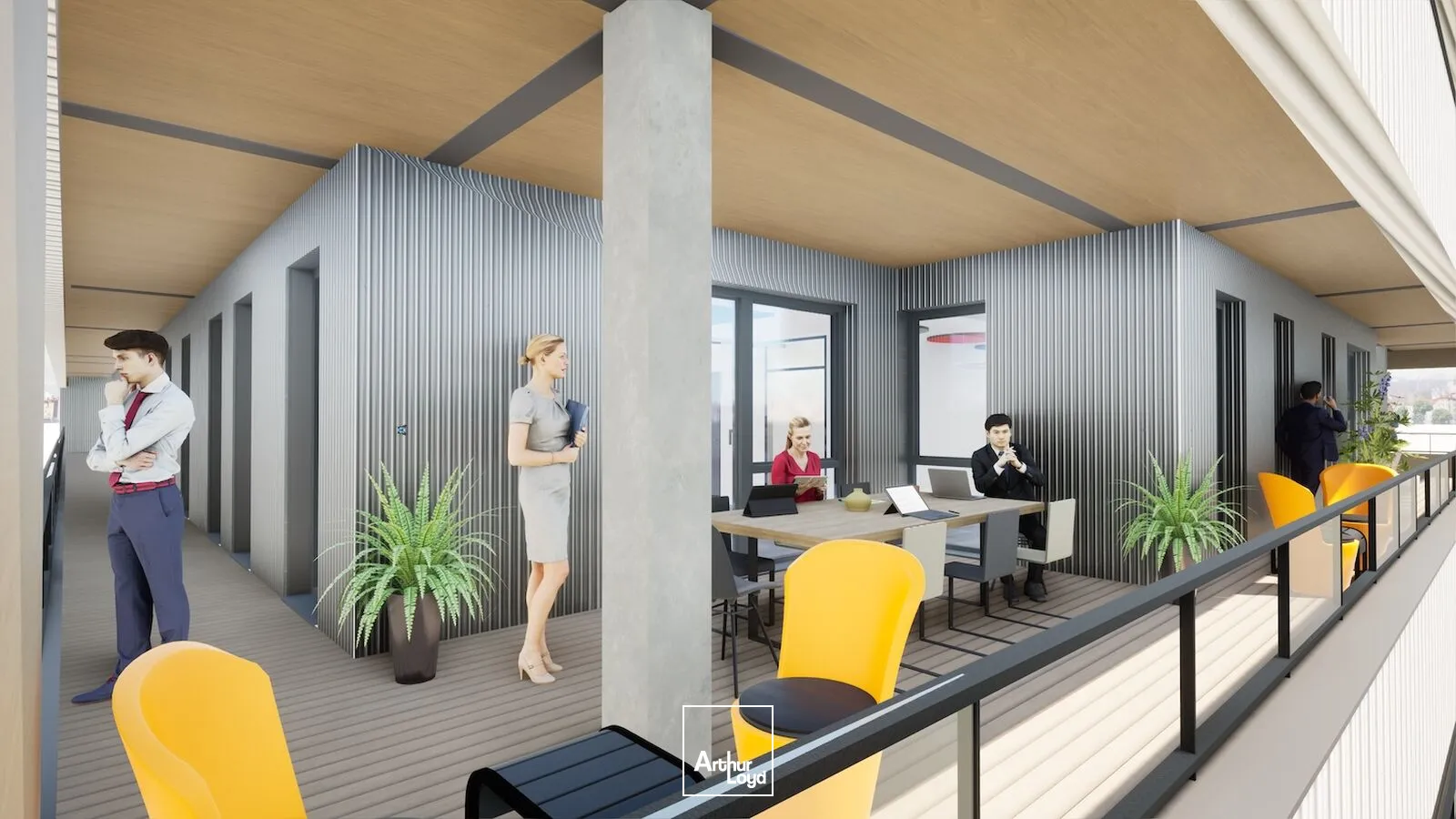 A Vendre ou à louer : plateaux de bureaux divisibles, quartier du Technopôle à Saint-Etienne