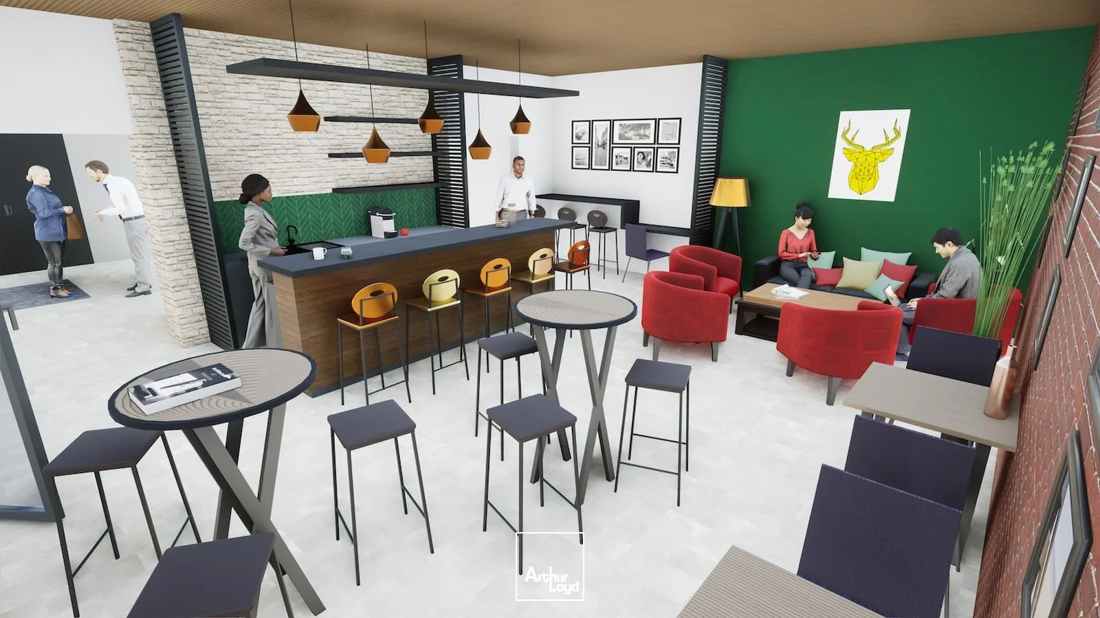 A Vendre ou à louer : plateaux de bureaux divisibles, quartier du Technopôle à Saint-Etienne