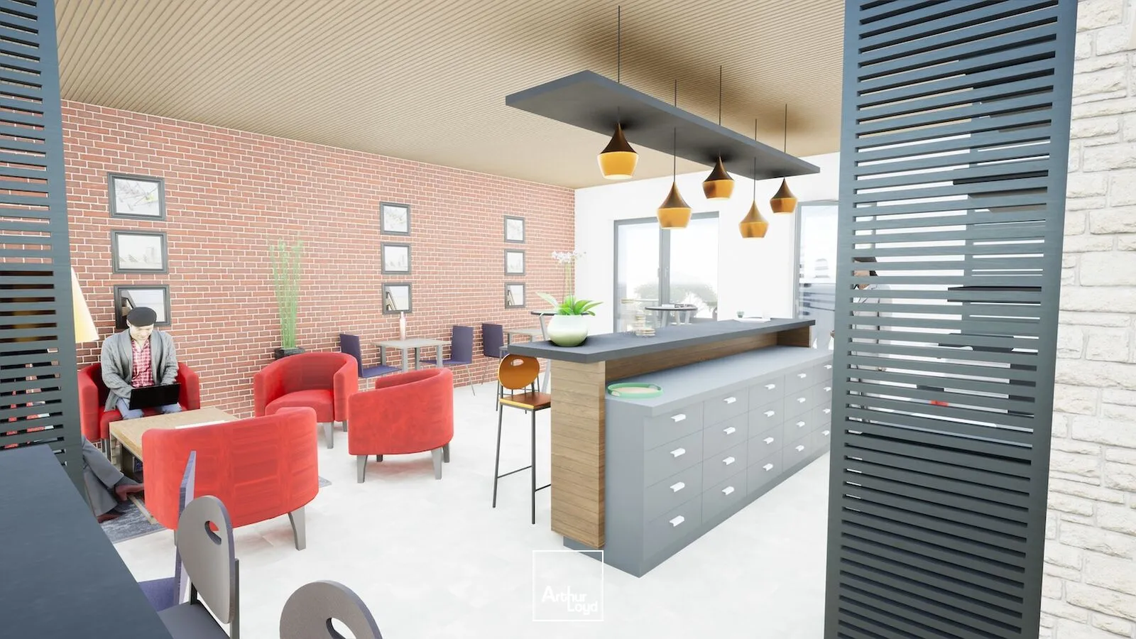 A Vendre ou à louer : plateaux de bureaux divisibles, quartier du Technopôle à Saint-Etienne