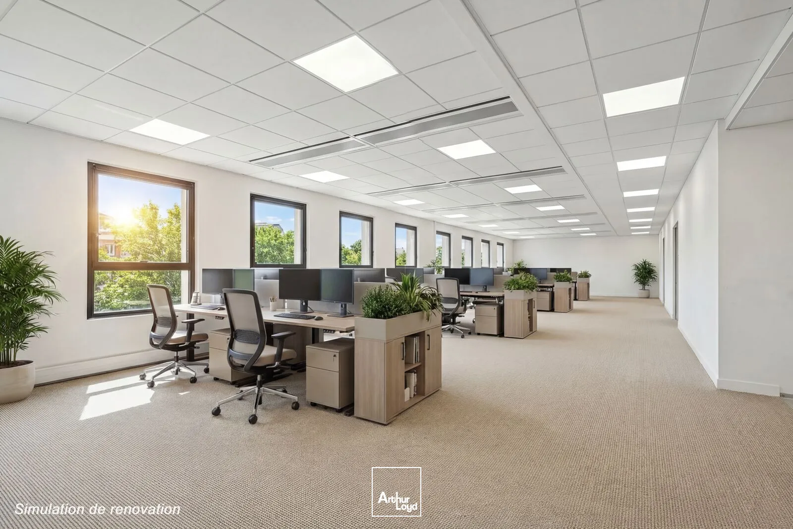 Immeuble mixte bureaux / logement à restructurer