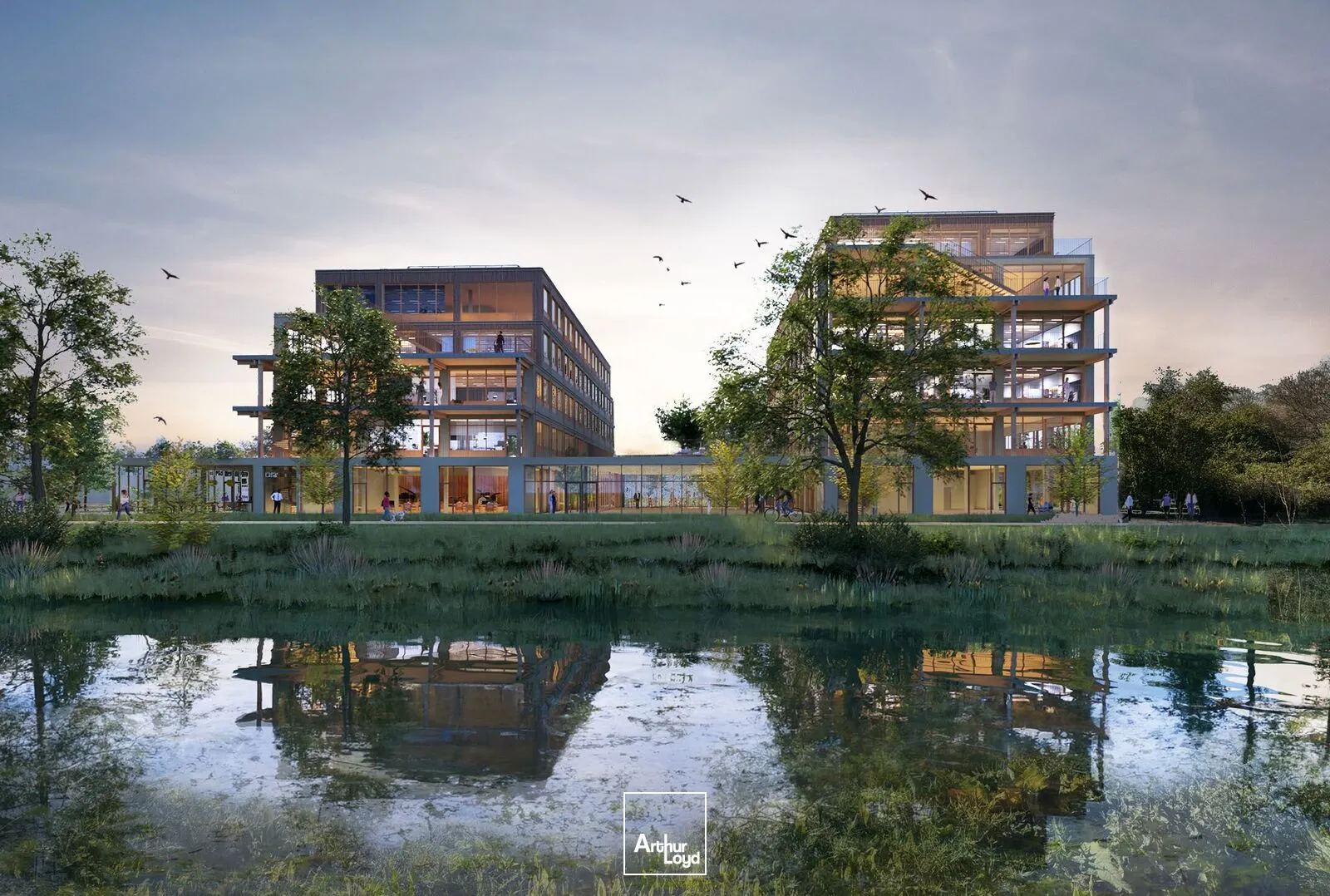 Projet Immeuble de Bureaux - Avec Parking Silo - Villeneuve d'Ascq - Accessibilité Remarquable
