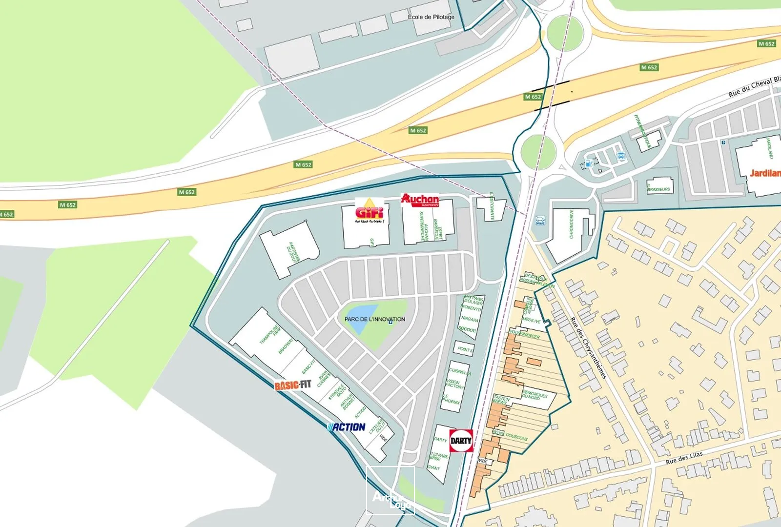 RDC Commercial à Louer - Parc de l'Innovation Marquette Lez LilleDisponible à la vente