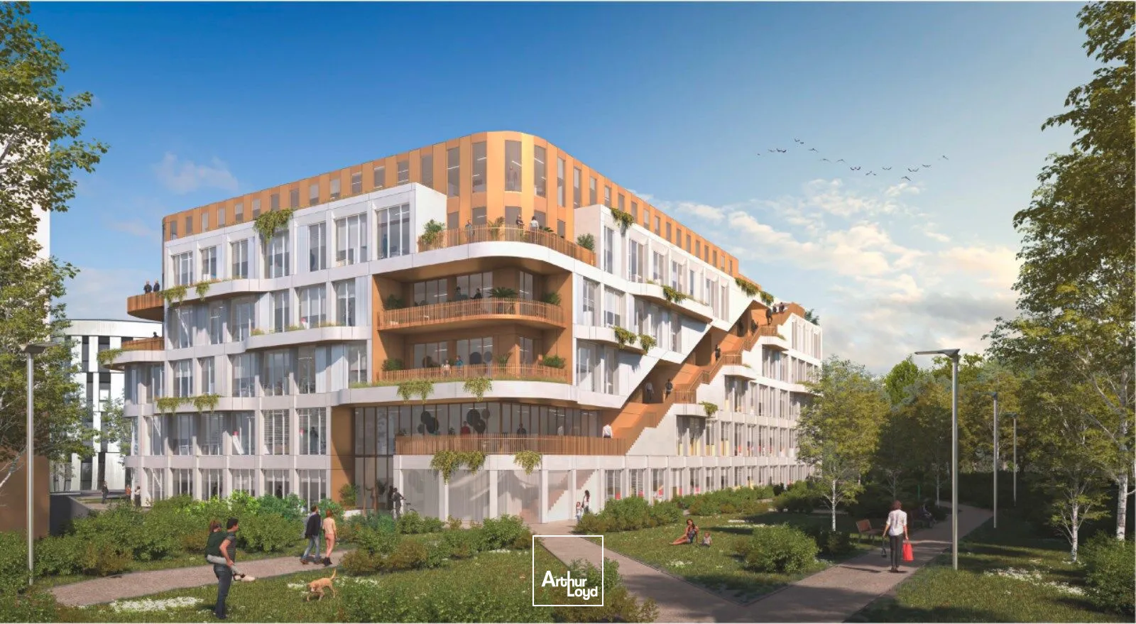 KONEK - Bureaux Neufs à Louer avec Parkings et Services au Coeur du Parc Les Prés Business Pôle à Villeneuve d'Ascq