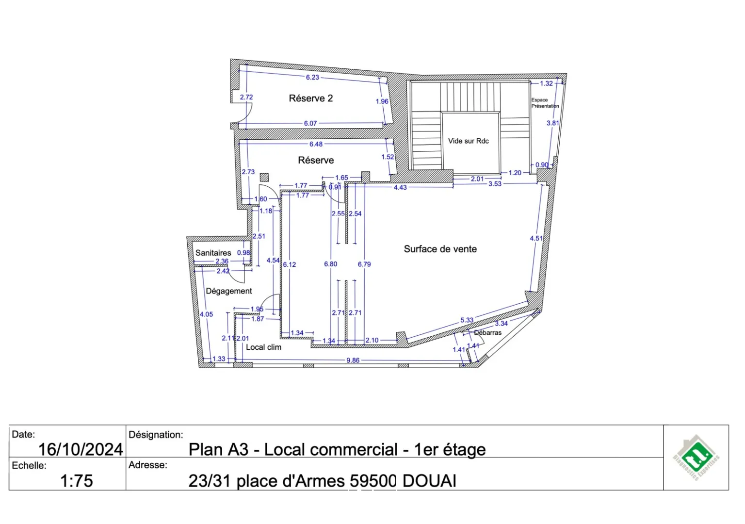 Locaux commerciaux - Location - DOUAI - 59500 - 279-279 - 7608038