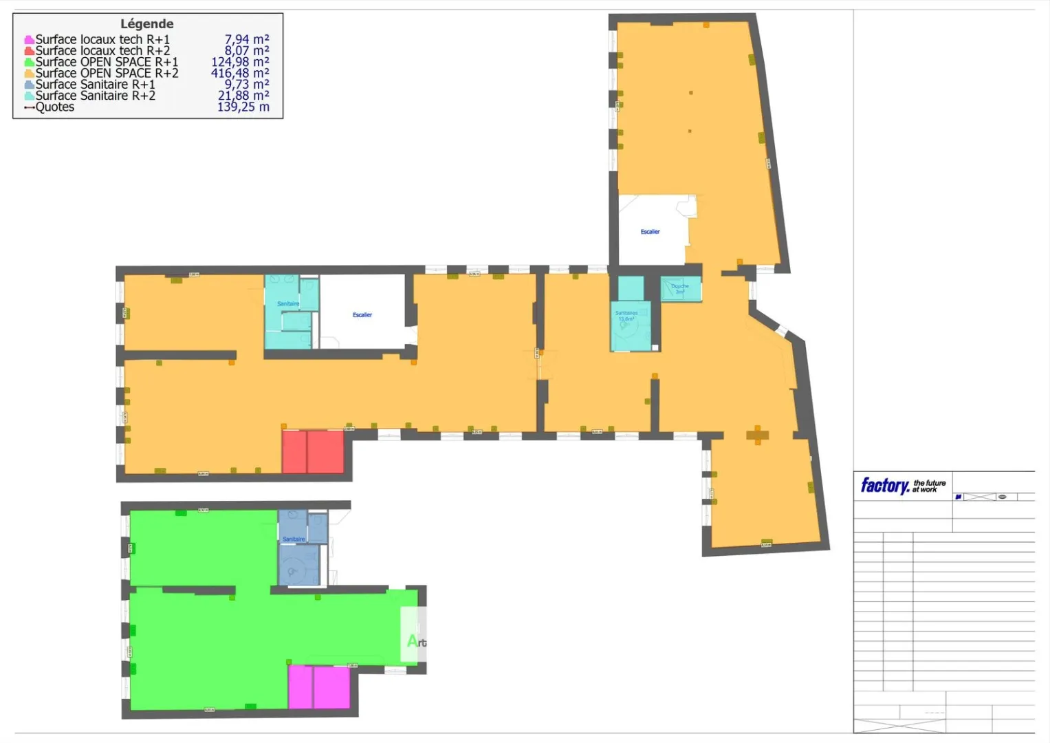 Bureaux - Location - LYON - 69002 - 142.65-589.08 - 7608250