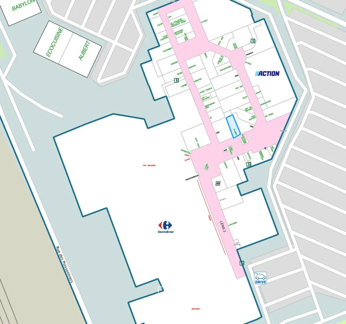 Locaux commerciaux - Location - VENDIN LE VIEIL - 62880 - 107-107 - 7611422