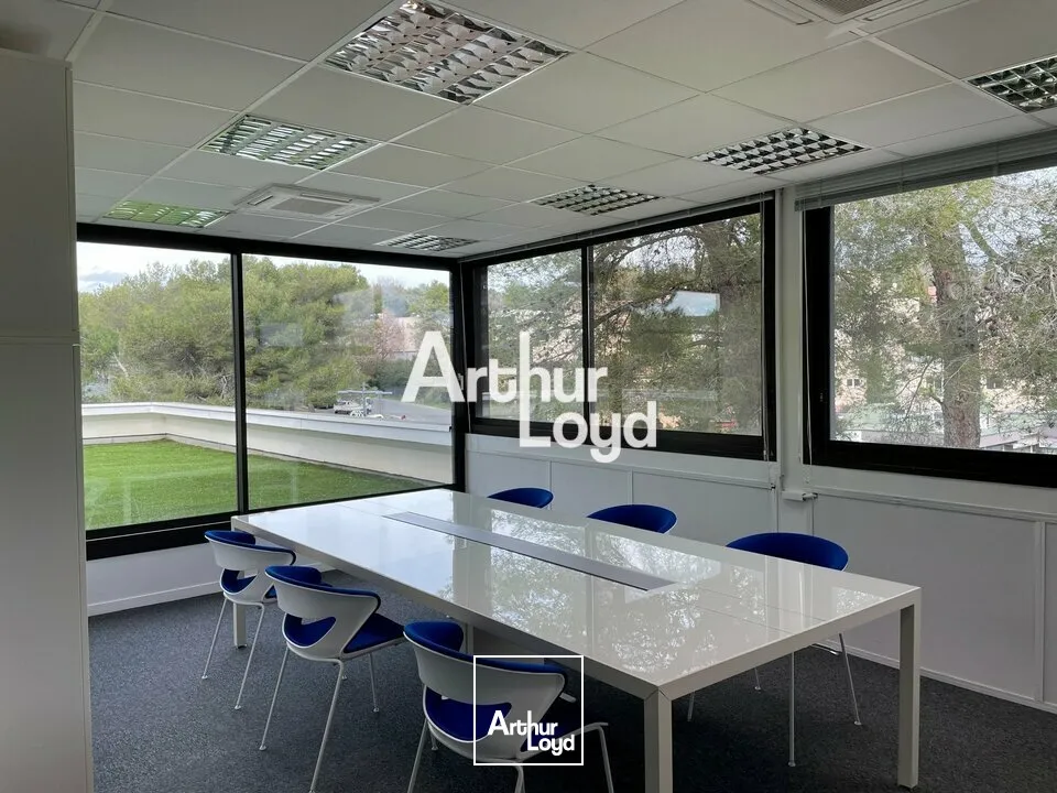 Bureaux PREMIUM climatisés et cloisonnés de 181 m² à vendre Sophia Antipolis