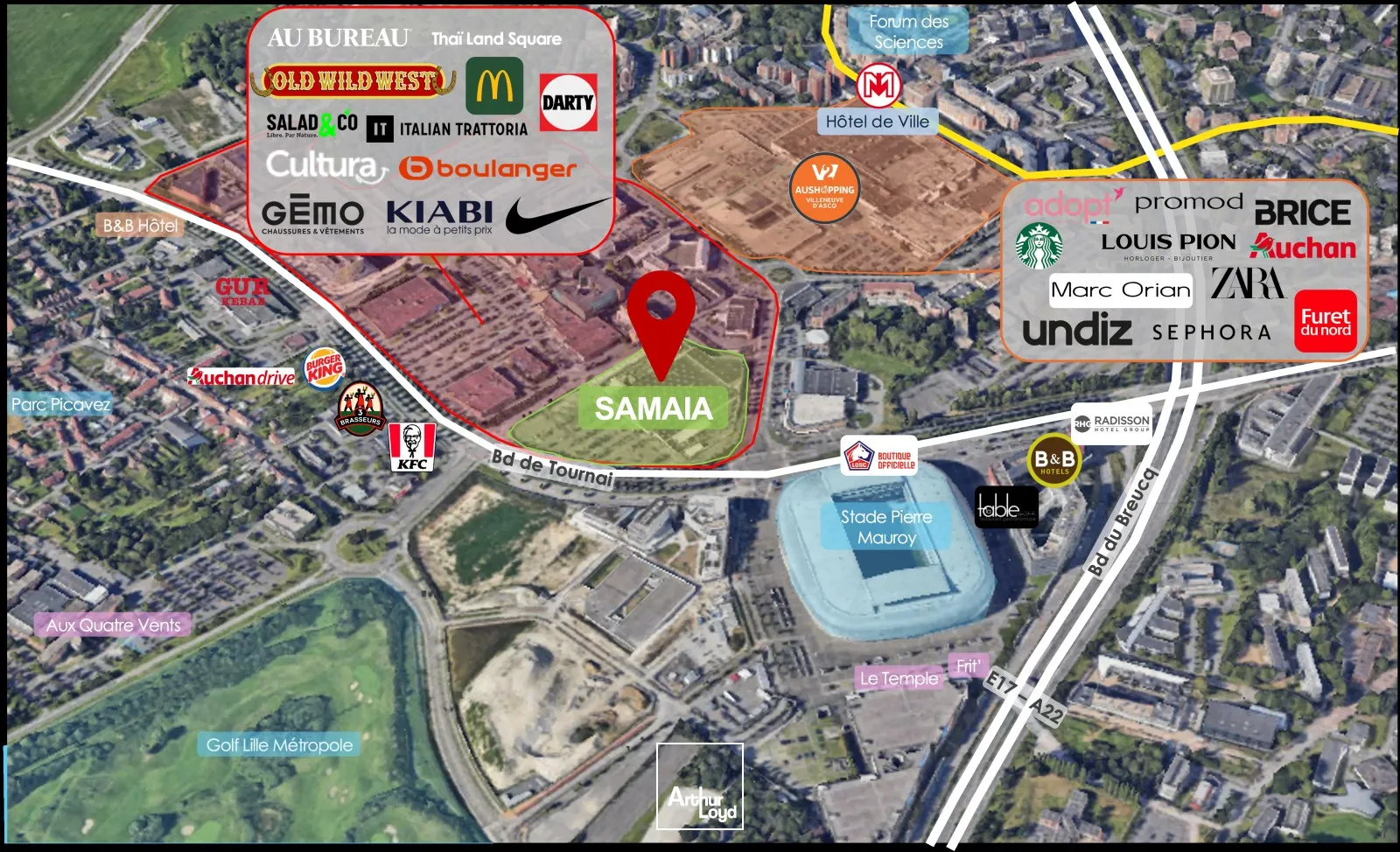 Bureaux - Location - VILLENEUVE D'ASCQ - 59650 - 5500-22000 - 7615320