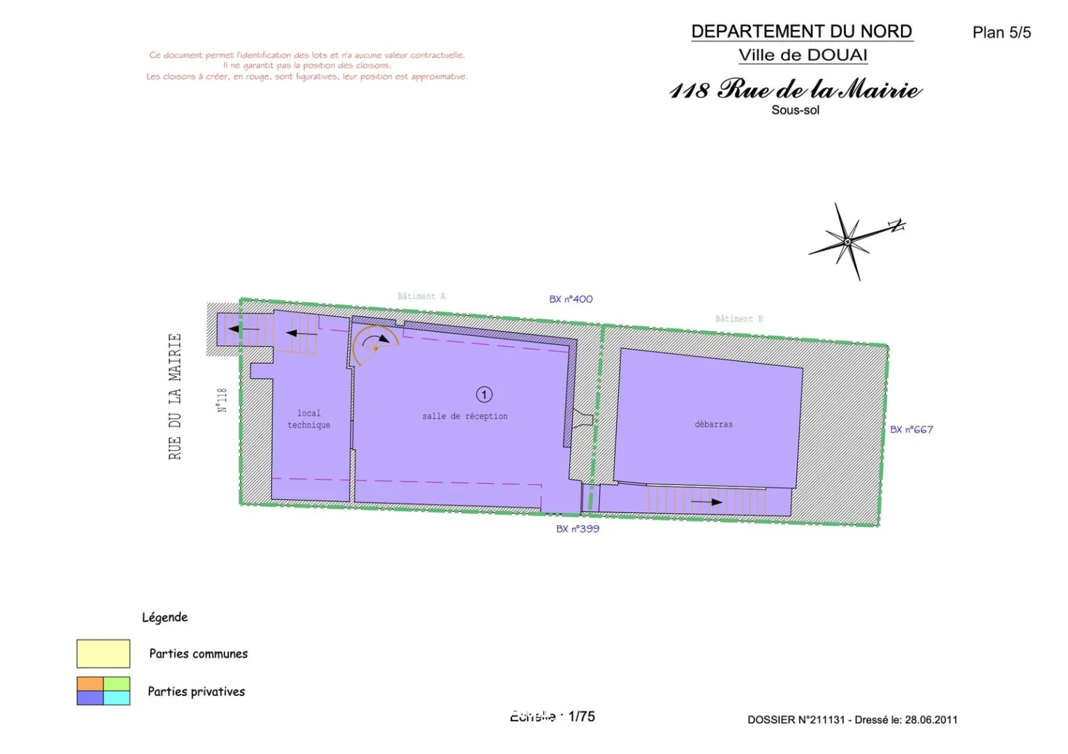 Locaux commerciaux - Location - DOUAI - 59500 - 122-122 - 7636430
