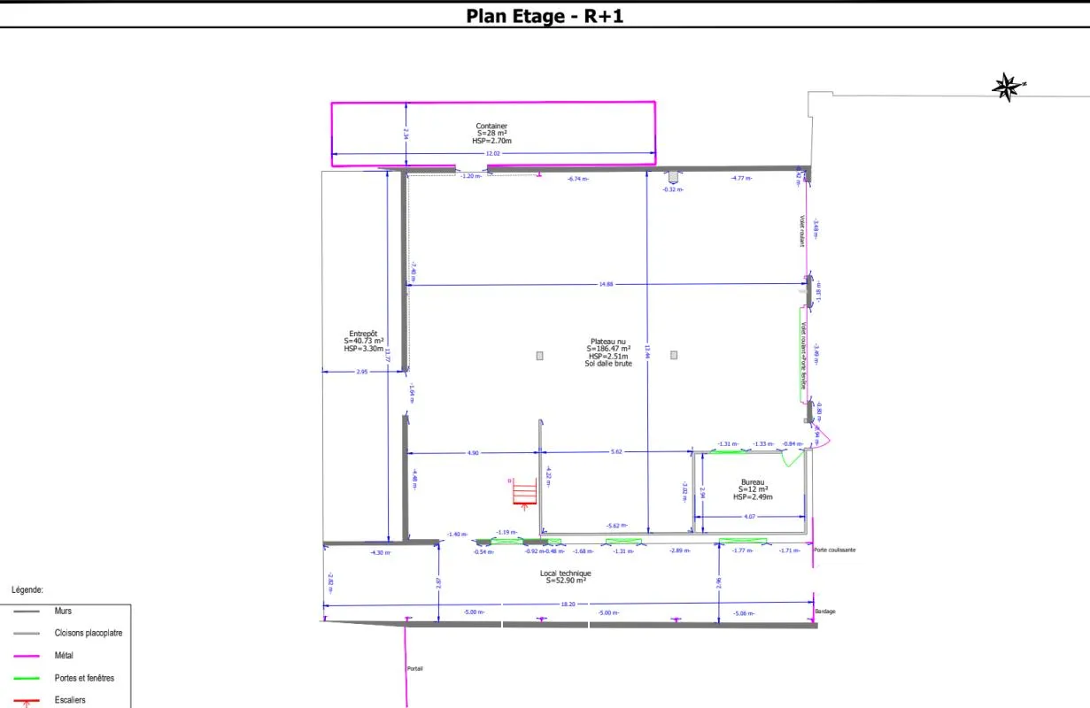 Locaux d'activité & Entrepôts - Location - Baie Mahault - 97122 - 500-500 - 7653456