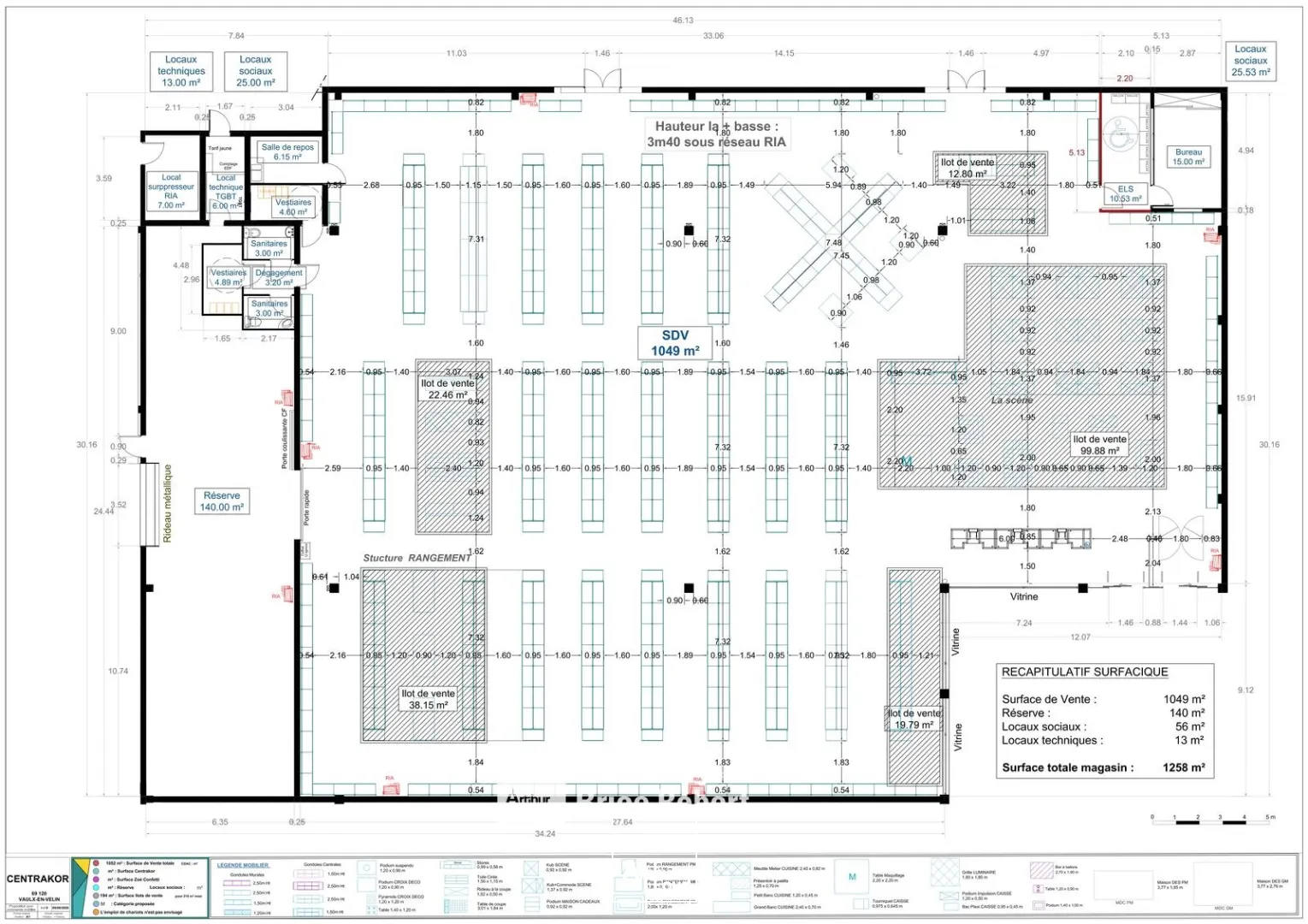 Locaux commerciaux - Location - VAULX EN VELIN - 69120 - 1300-1300 - 7687097