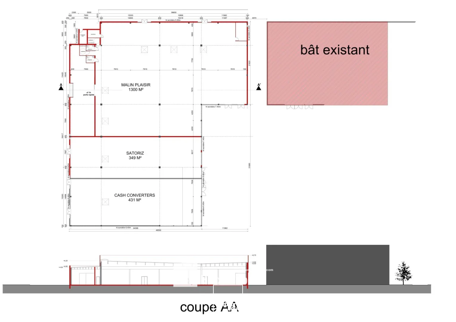 Locaux commerciaux - Location - VAULX EN VELIN - 69120 - 1300-1300 - 7687094