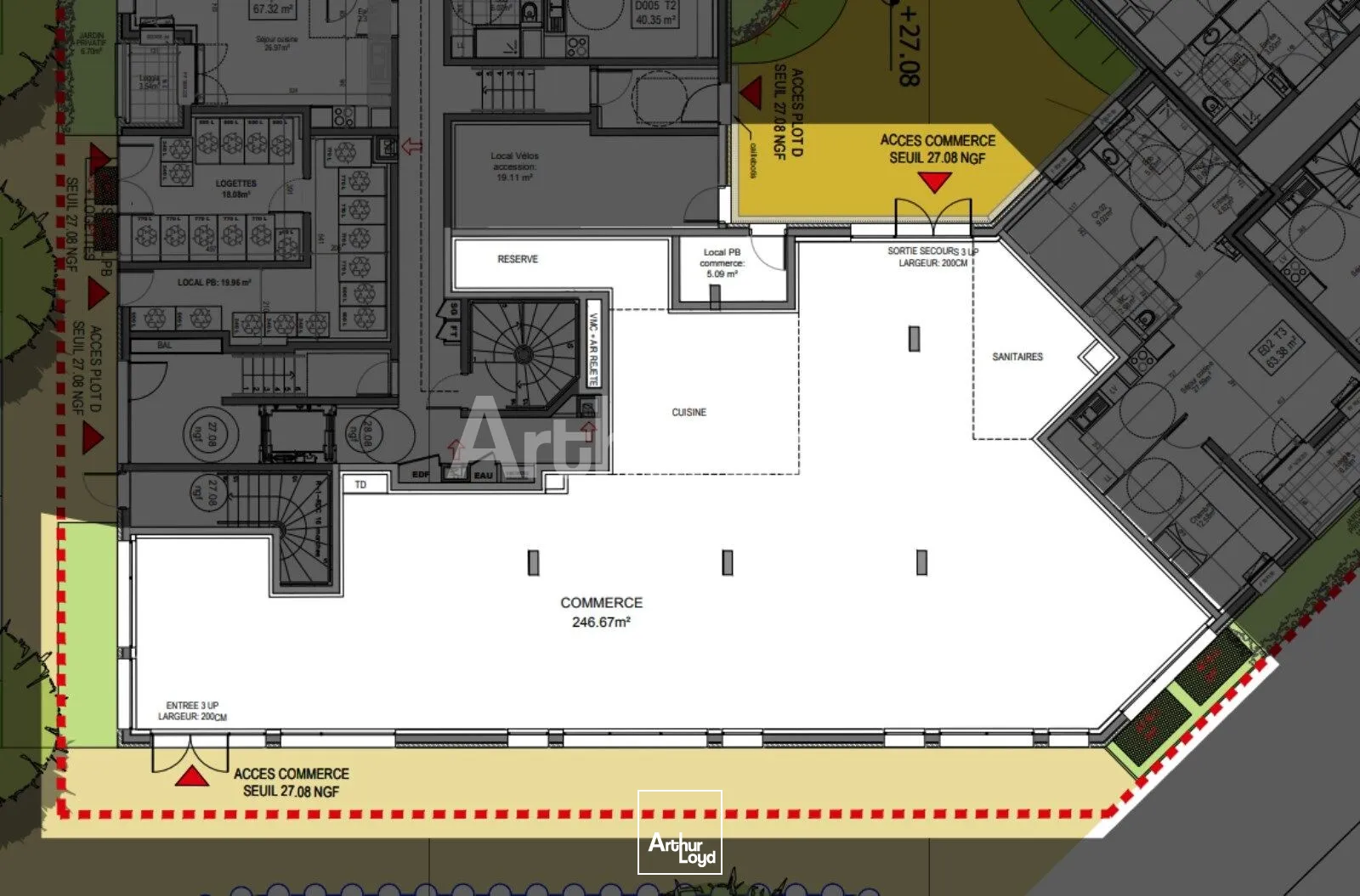 Locaux commerciaux - Location - LA MADELEINE - 59110 - 223.45-470.12 - 7719463