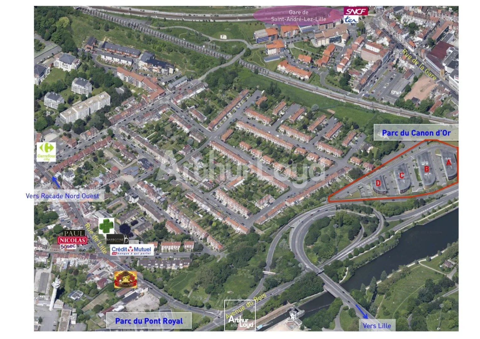Bureaux - Location - SAINT ANDRE LEZ LILLE - 59350 - 777-777 - 7719586