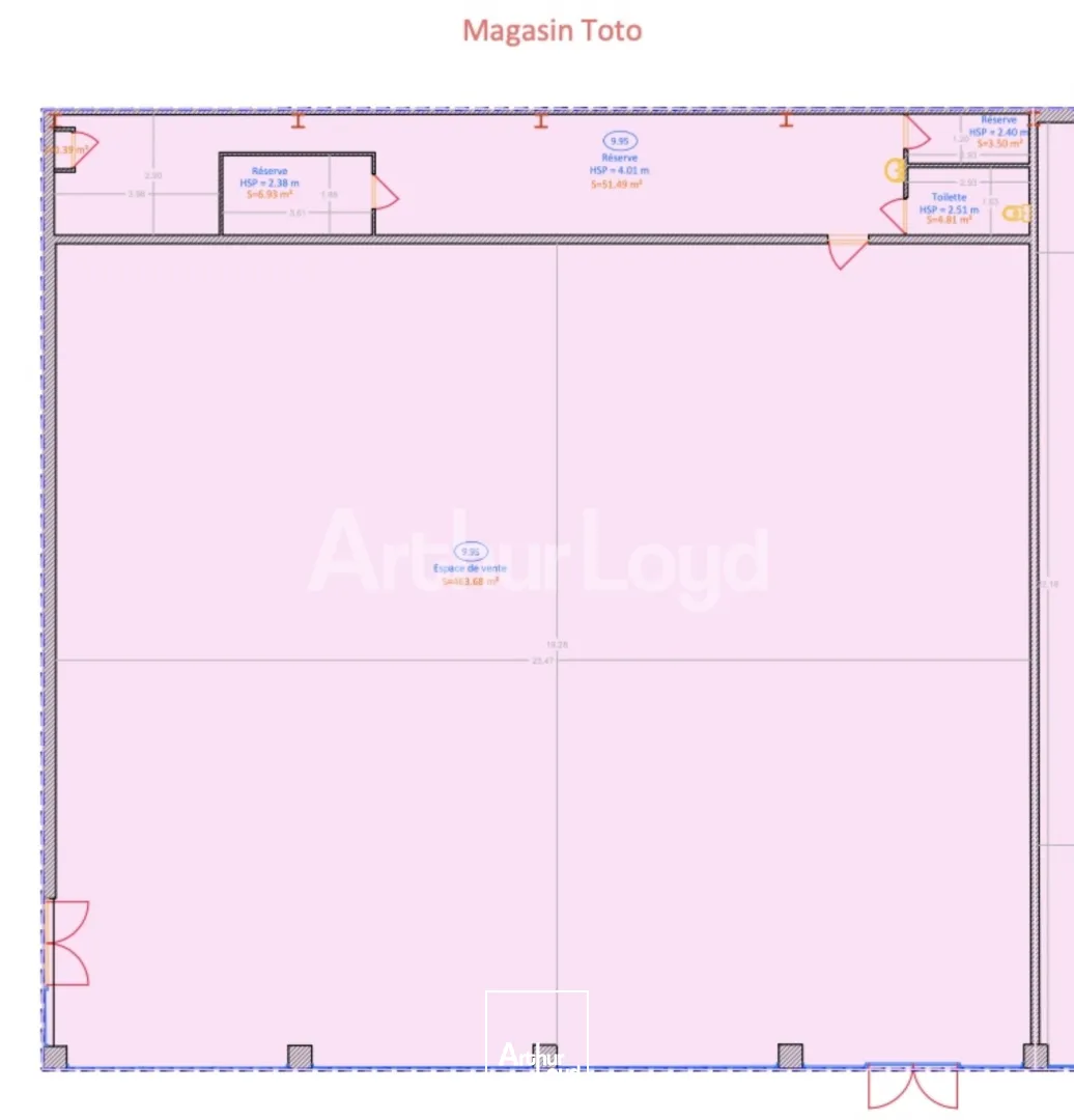 Locaux commerciaux - Location - NOYELLES GODAULT - 62950 - 530-530 - 7720163