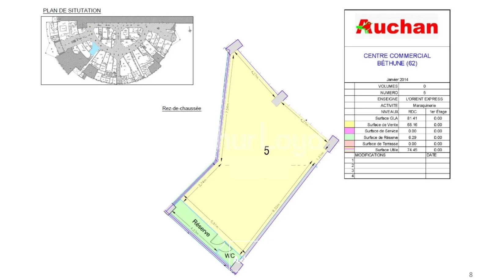 Locaux commerciaux - Location - BETHUNE - 62400 - 276-276 - 7720260