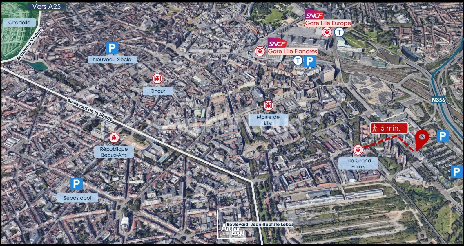 Bureaux - Location - LILLE - 59000 - 369-369 - 7720331