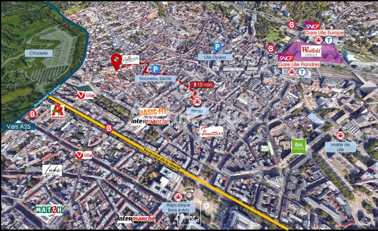 Bureaux - Location - LILLE - 59000 - 1167-1167 - 7720387