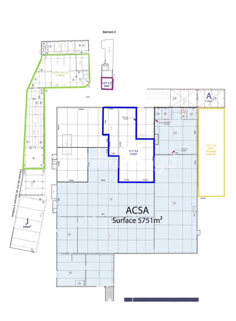 Locaux d'activité & Entrepôts - Location - WATTRELOS - 59150 - 1140-1140 - 7720395