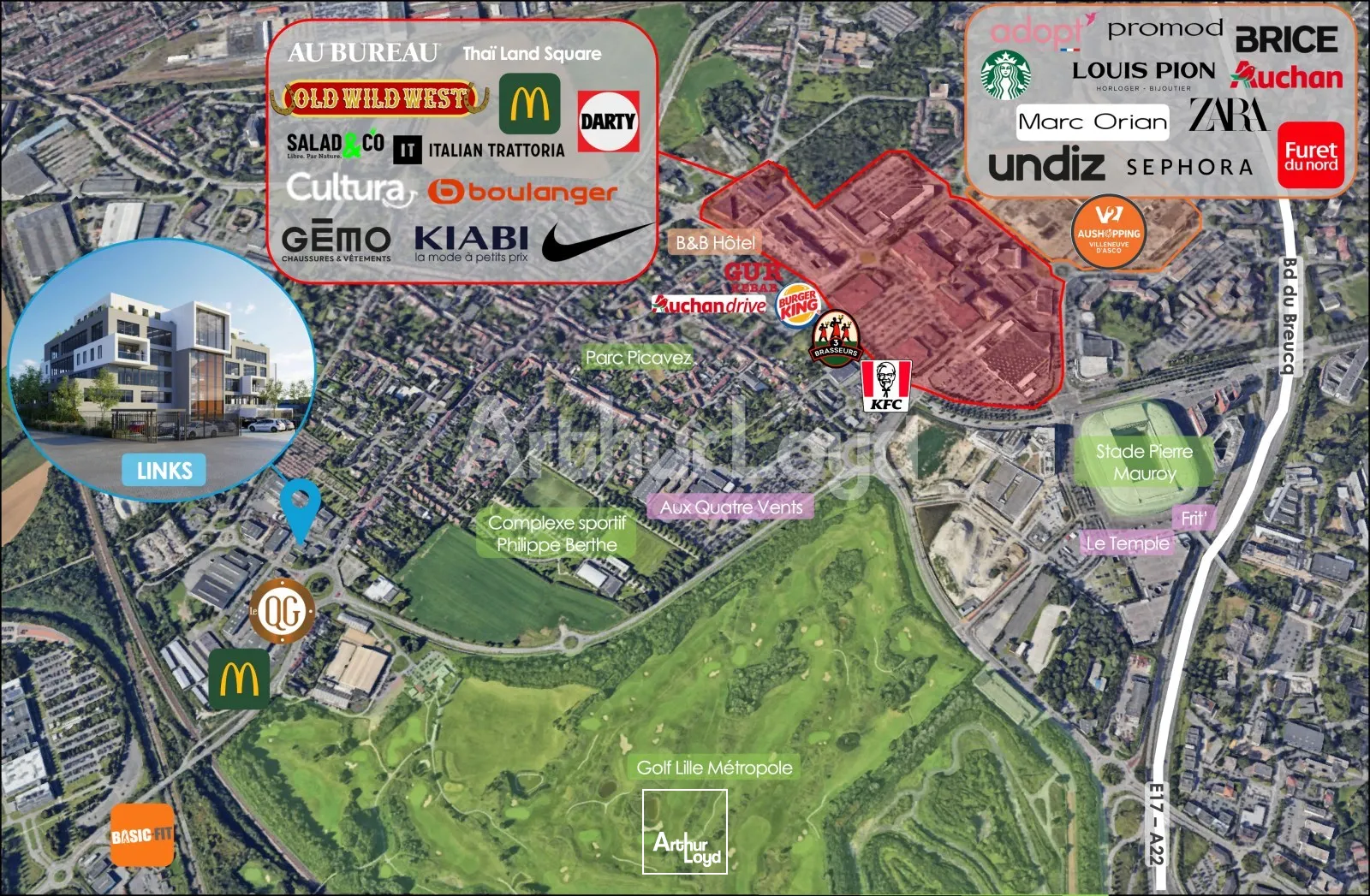 Bureaux - Location - RONCHIN - 59790 - 391.1-4252 - 7720677