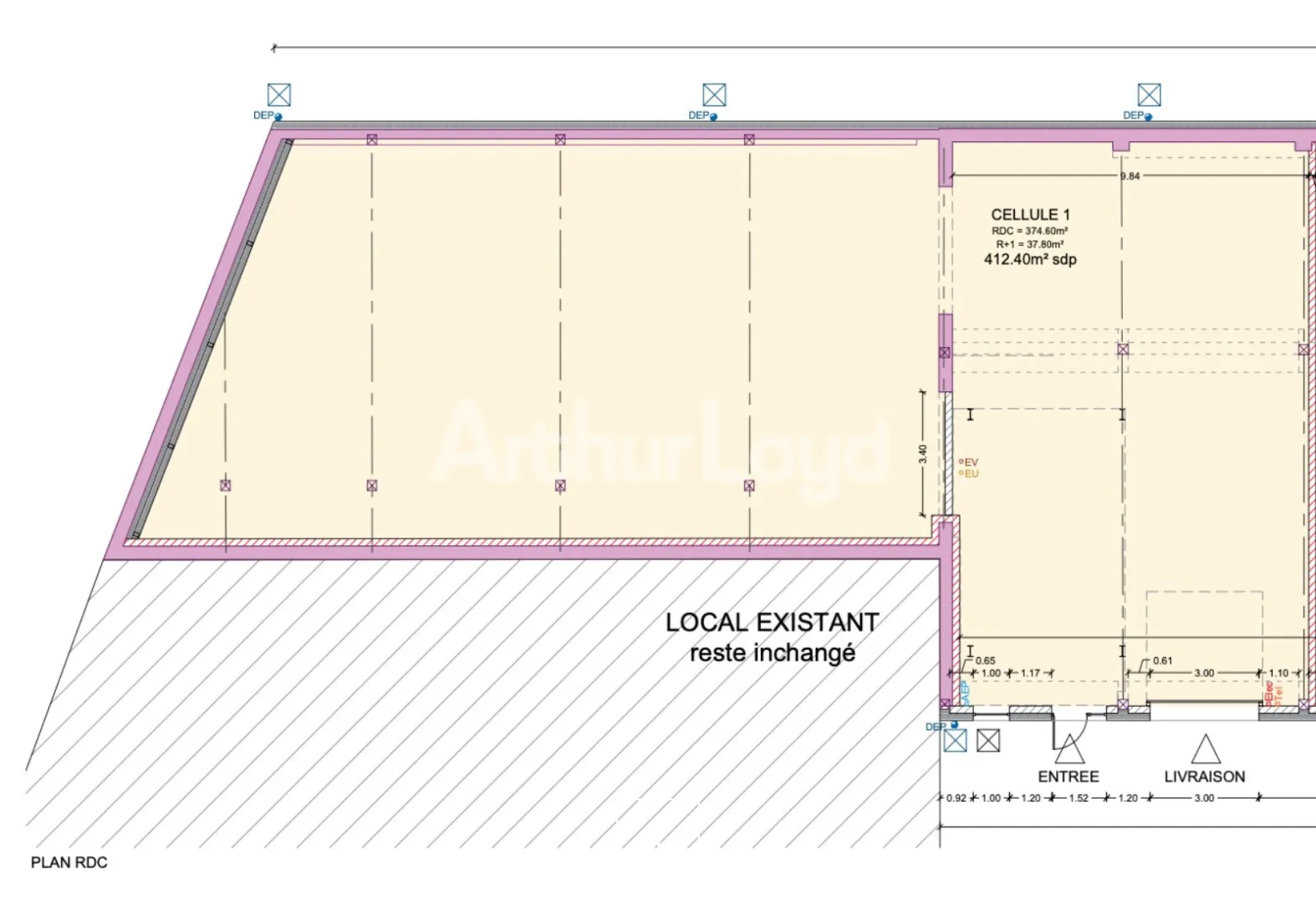 Locaux d'activité & Entrepôts - Vente - LEZENNES - 59260 - 413-413 - 7721966