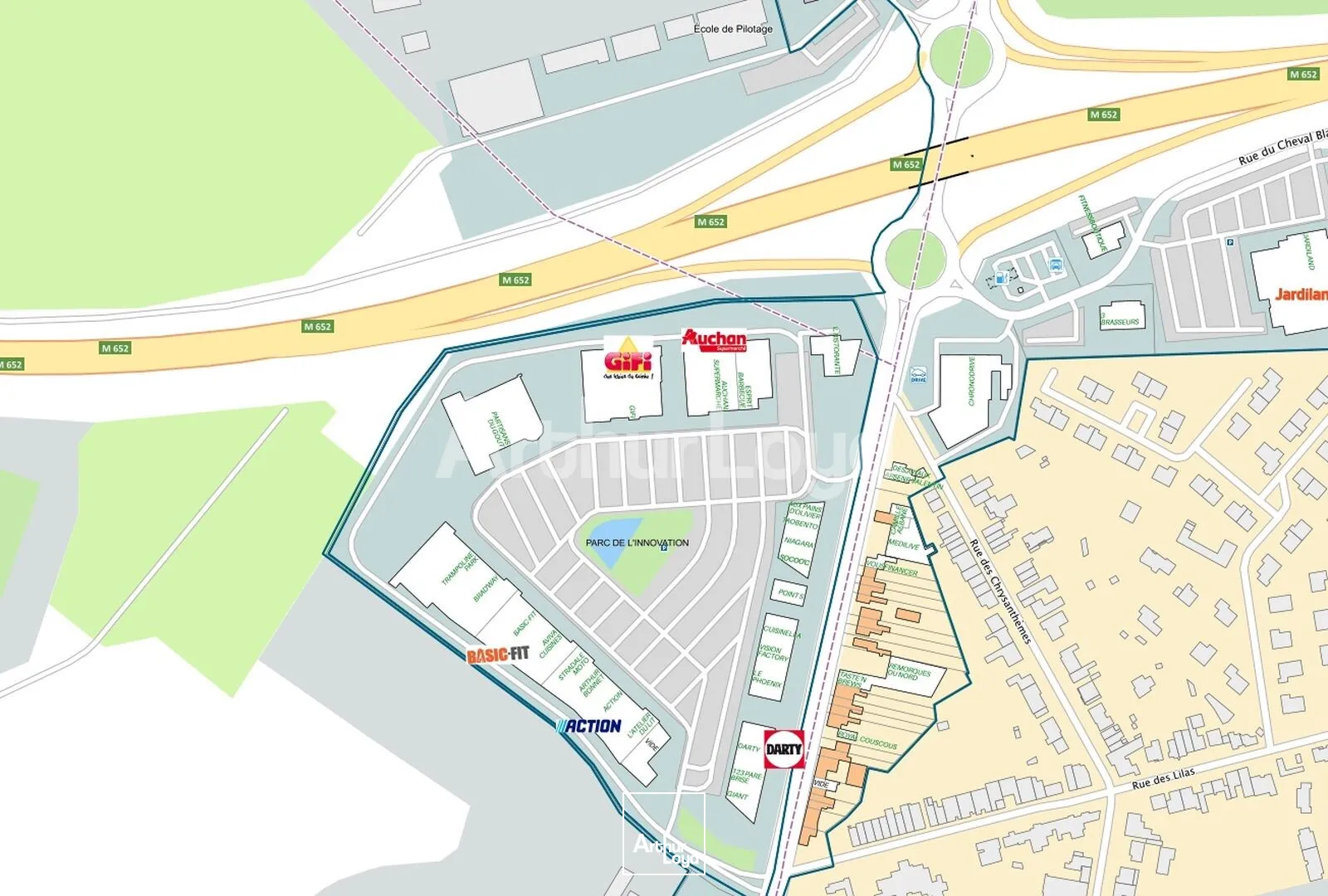 Locaux commerciaux - Location - MARQUETTE LEZ LILLE - 59520 - 500-500 - 7723615