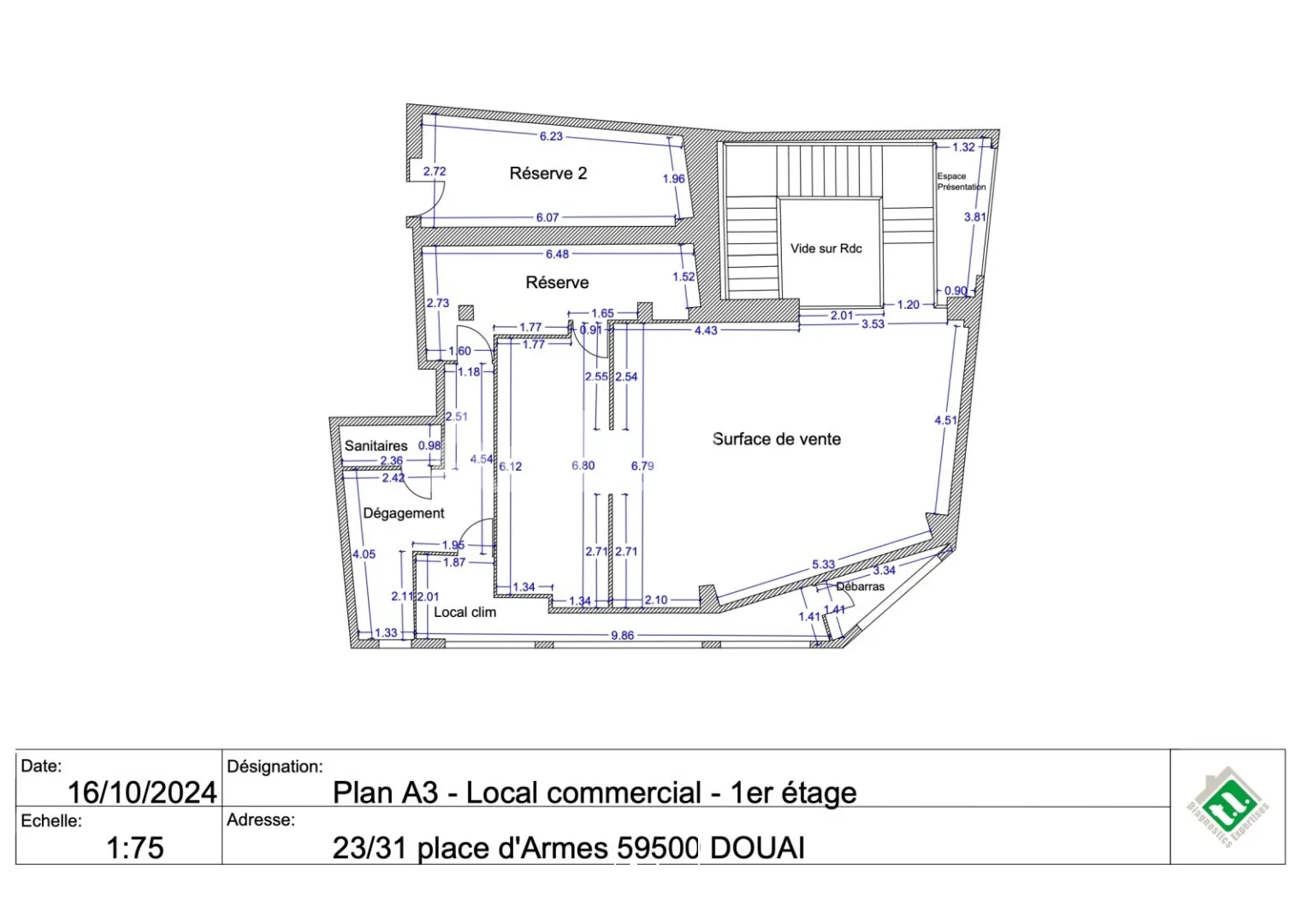 Locaux commerciaux - Location - DOUAI - 59500 - 279-279 - 7723723