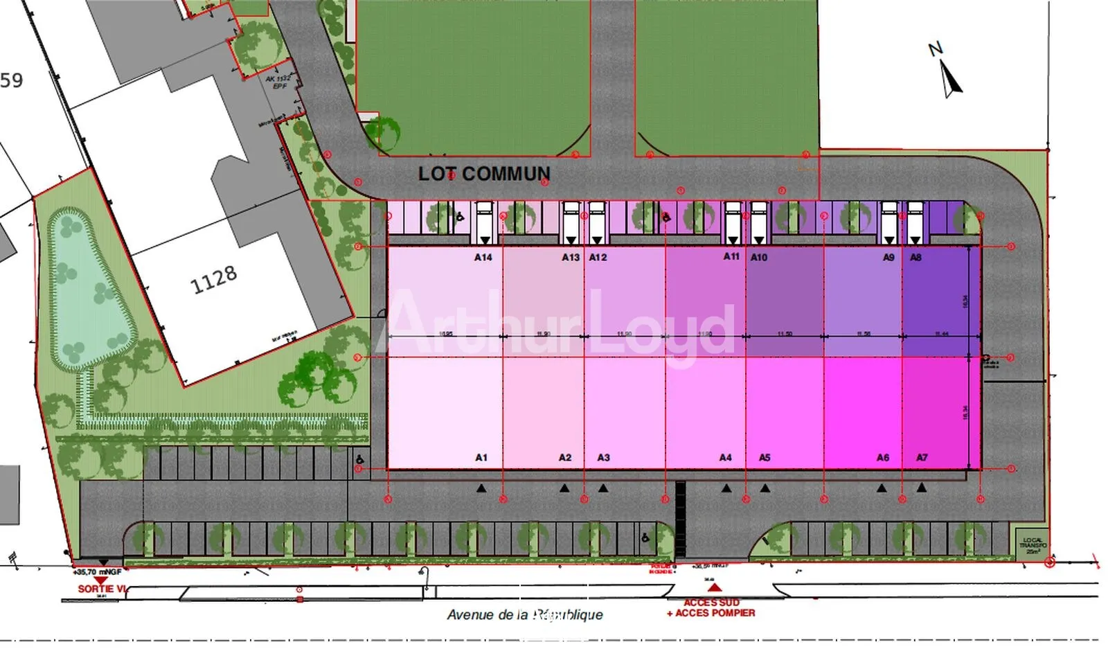 Locaux commerciaux - Vente - NOYELLES GODAULT - 62950 - 254-1932 - 7723856