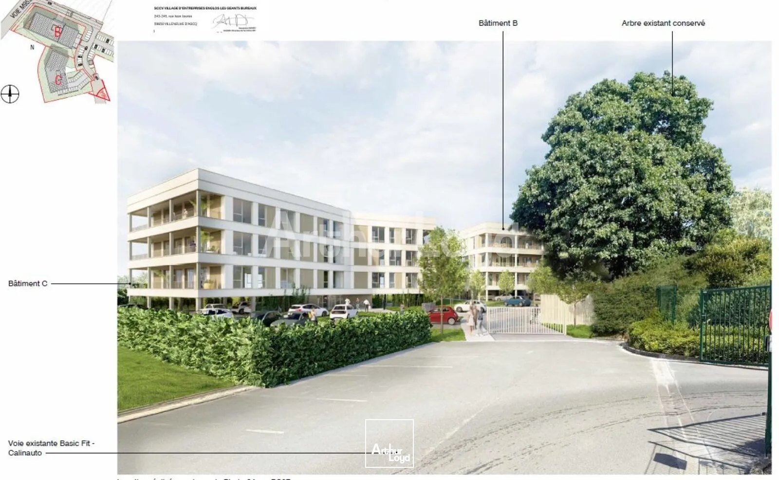 Bureaux - Location - ENNETIERES EN WEPPES - 59320 - 175.19-6916.81 - 7724071