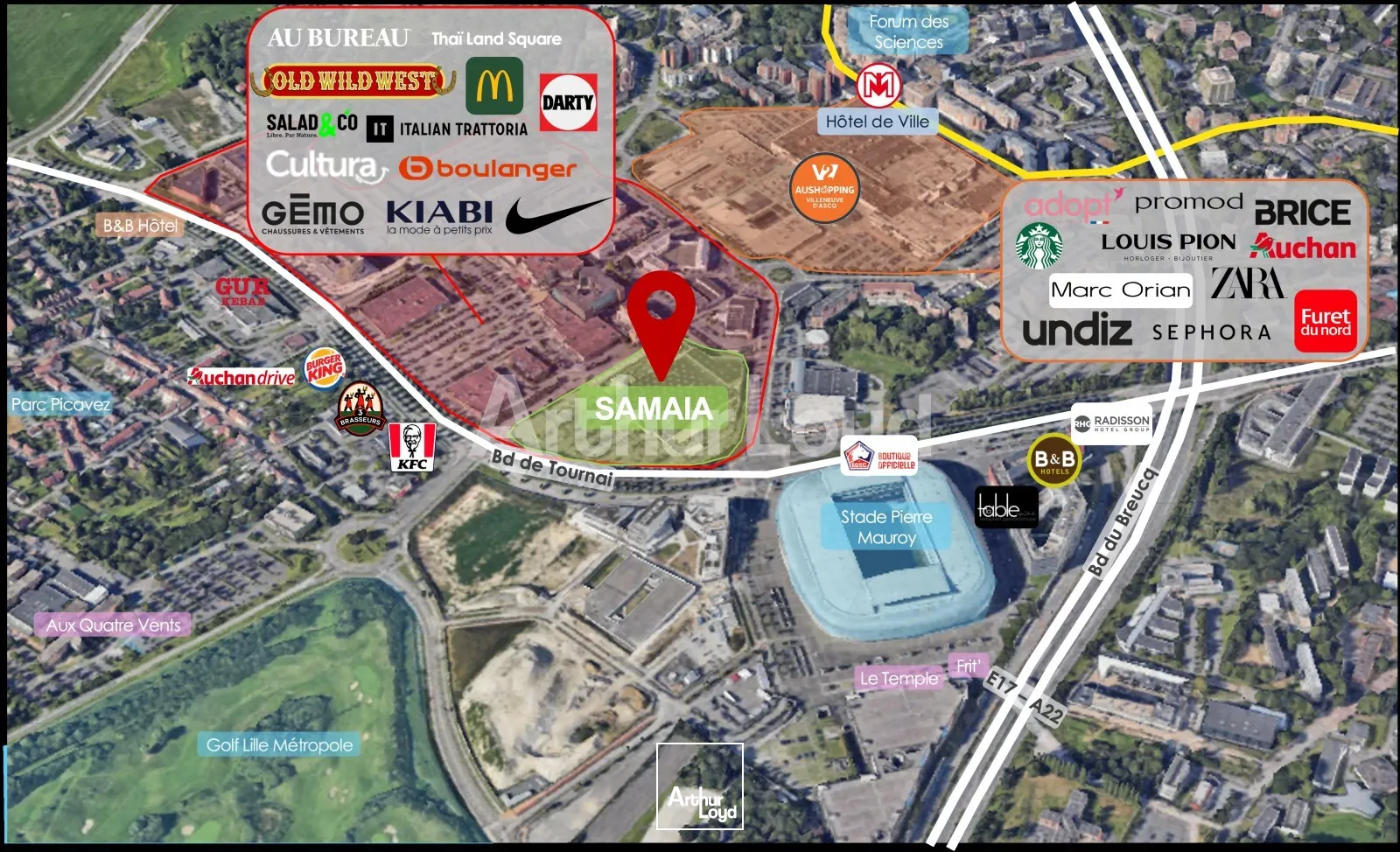 Bureaux - Location - VILLENEUVE D'ASCQ - 59650 - 5500-22000 - 7724147