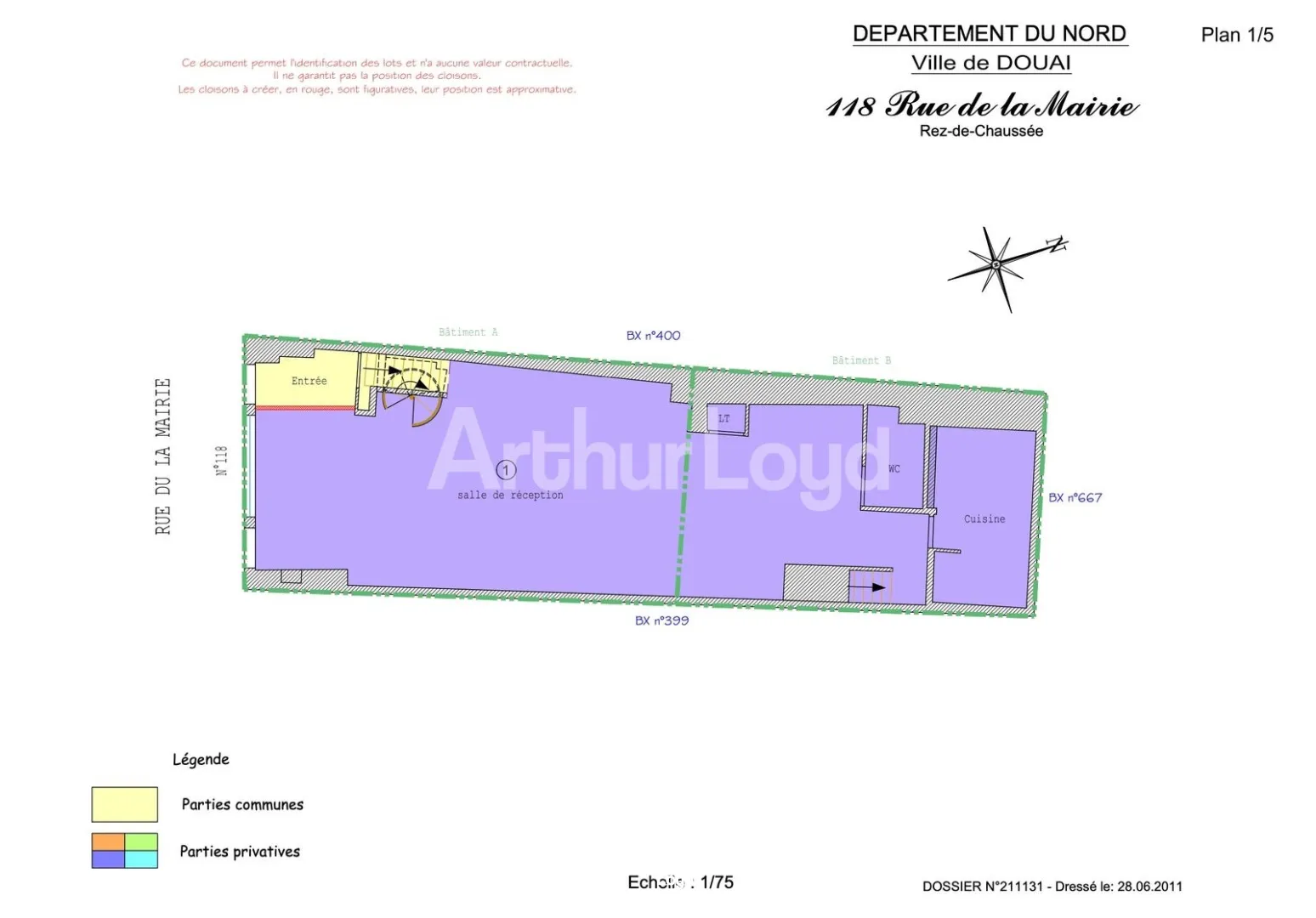 Locaux commerciaux - Location - DOUAI - 59500 - 122-122 - 7724587