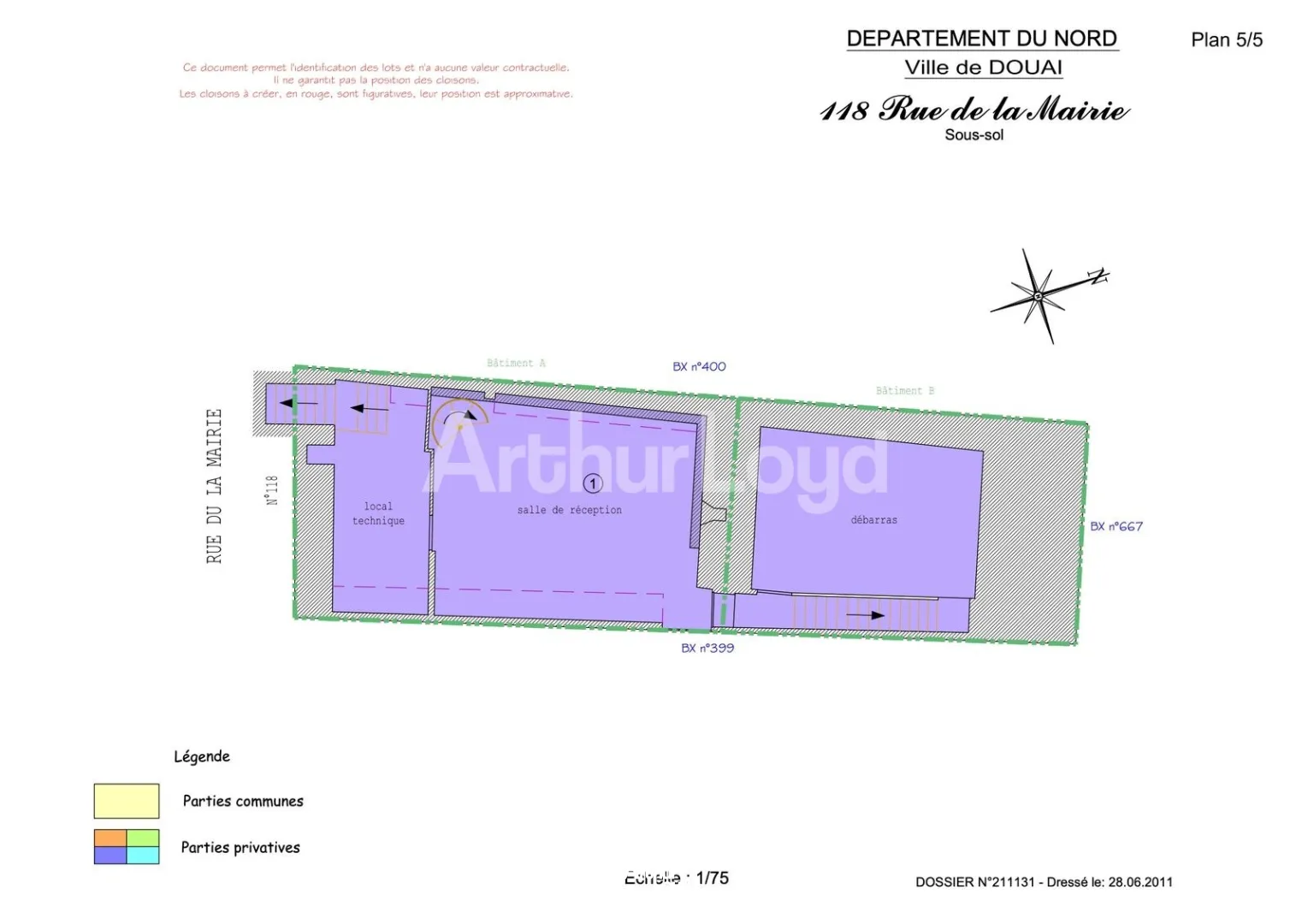 Locaux commerciaux - Location - DOUAI - 59500 - 122-122 - 7724588