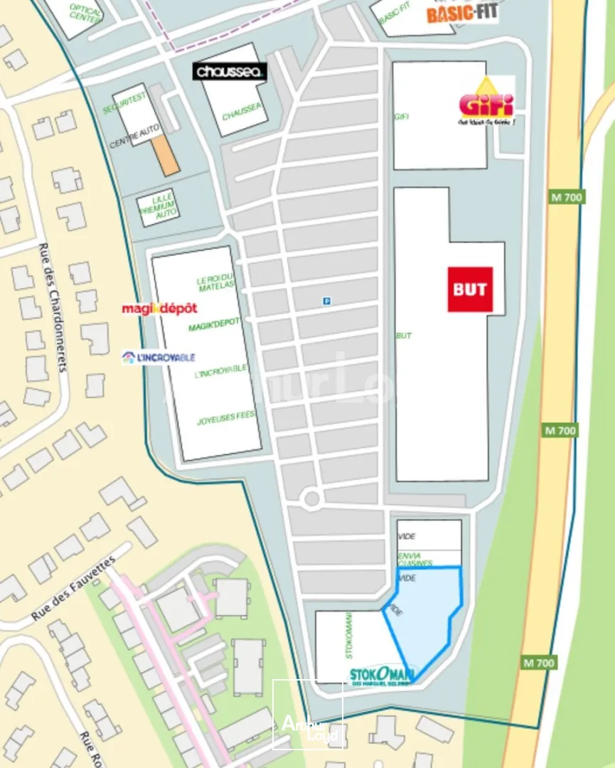 Locaux commerciaux - Location - LYS LEZ LANNOY - 59390 - 1200-1200 - 7724742