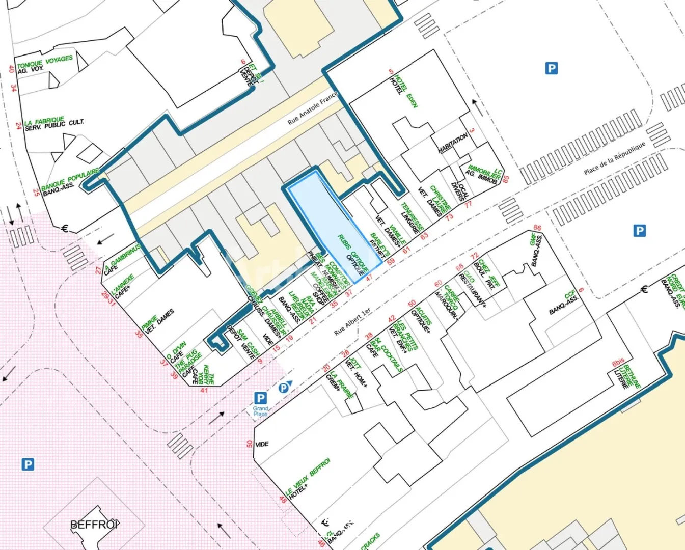 Locaux commerciaux - Location - BETHUNE - 62400 - 138-138 - 7727039