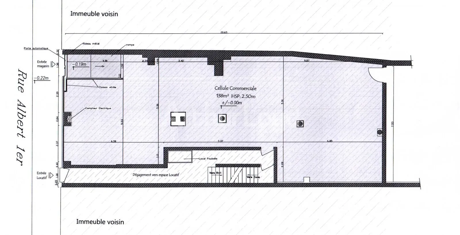 Locaux commerciaux - Location - BETHUNE - 62400 - 138-138 - 7727038