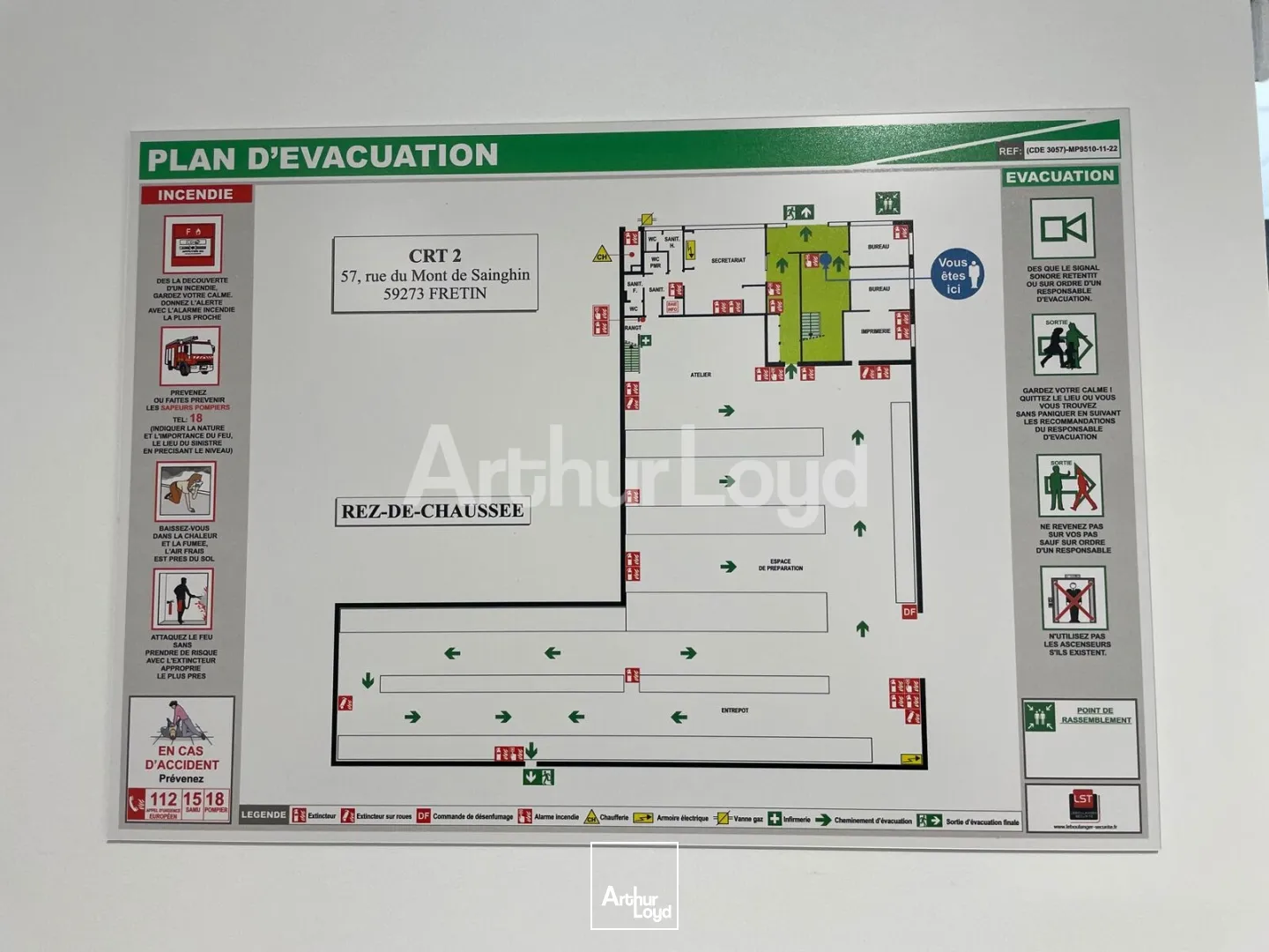 Bureaux - Location - FRETIN - 59273 - 83-166 - 7733683