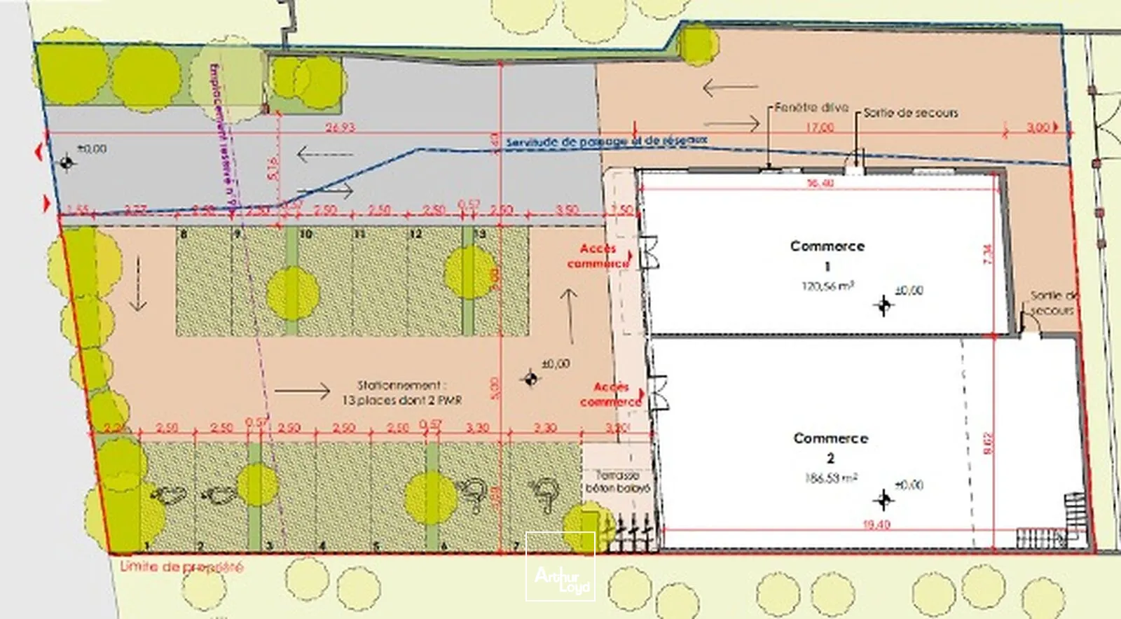 Locaux commerciaux - Location - MEZE - 34140 - 357.19-357.19 - 7735367