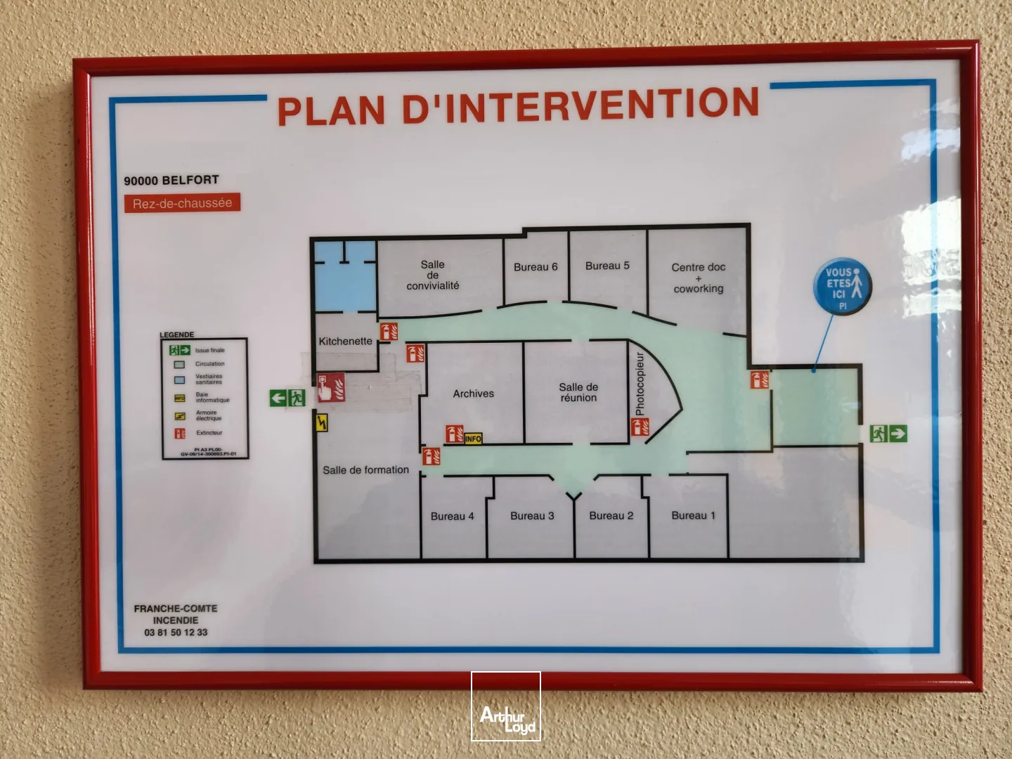 Bureaux - Location - Belfort - 90000 - 364-364 - 7739629